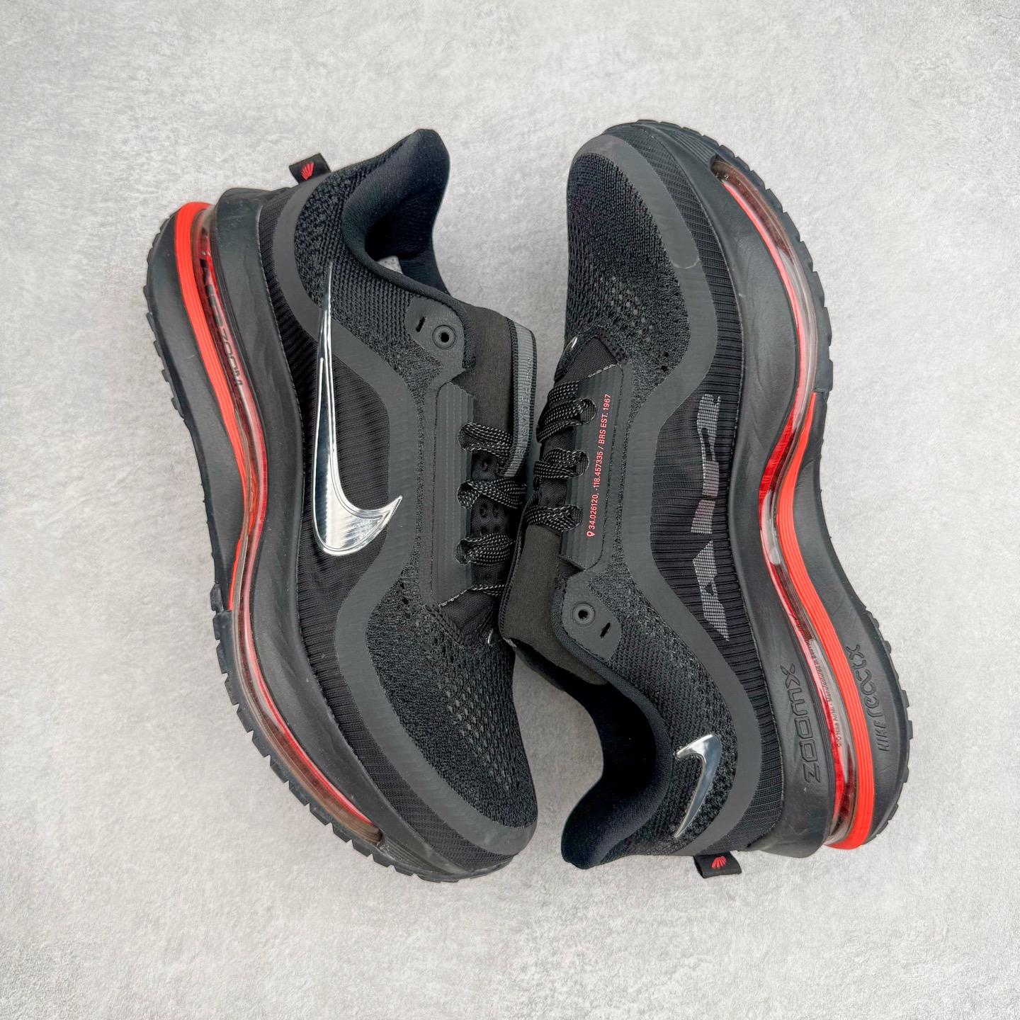 Nike Pegasus Premium 低筒 简约舒适 织物网布耐磨减震防滑 休闲城市通勤体测体考竞速训练跑步鞋 男女同款 黑色 HQ2593-003