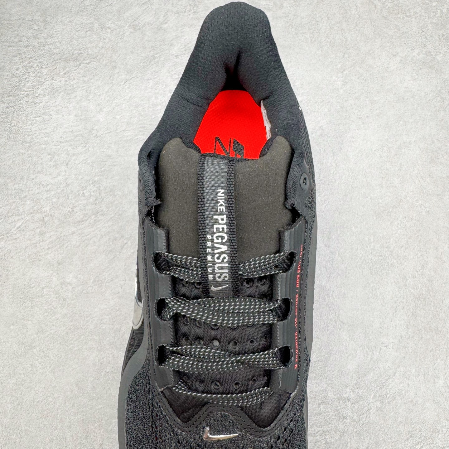 Nike Pegasus Premium 低筒 简约舒适 织物网布耐磨减震防滑 休闲城市通勤体测体考竞速训练跑步鞋 男女同款 黑色 HQ2593-003