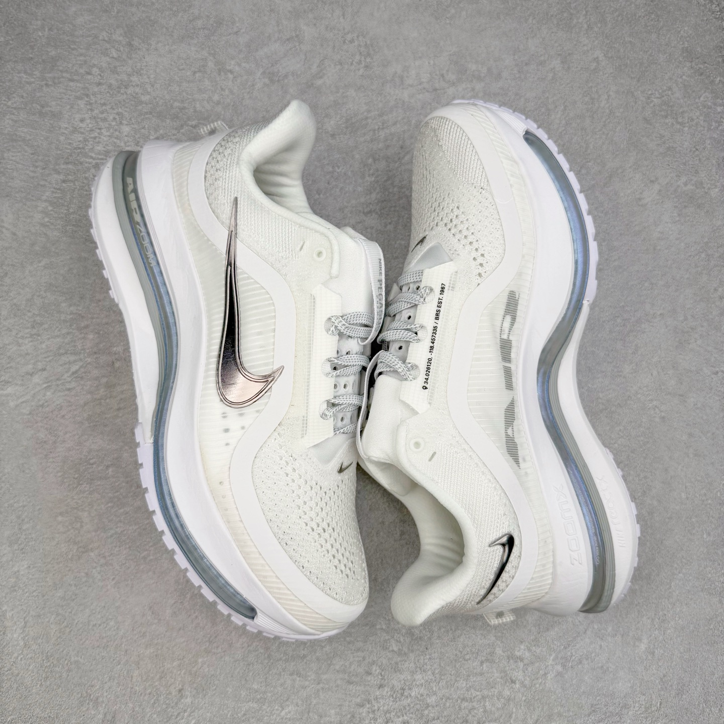 Nike Pegasus Premium 低筒 简约舒适 织物网布耐磨减震防滑 休闲城市通勤体测体考竞速训练跑步鞋 男女同款 白银 HQ2592-102