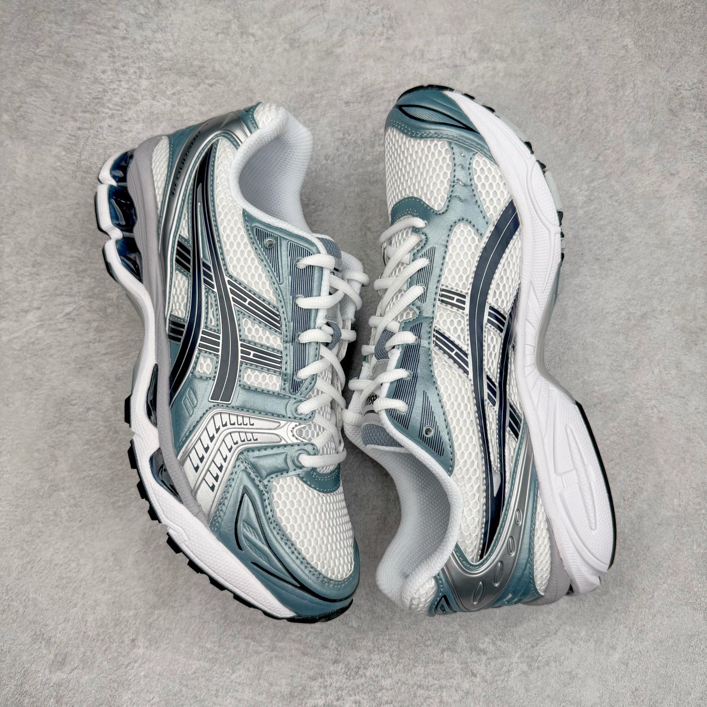 新版ASICS GEL-KAYANO K14 亚瑟士  低筒 减震 户外 运动鞋 跑步鞋  休闲鞋 板鞋 男女同款  白蓝 1203A537-106