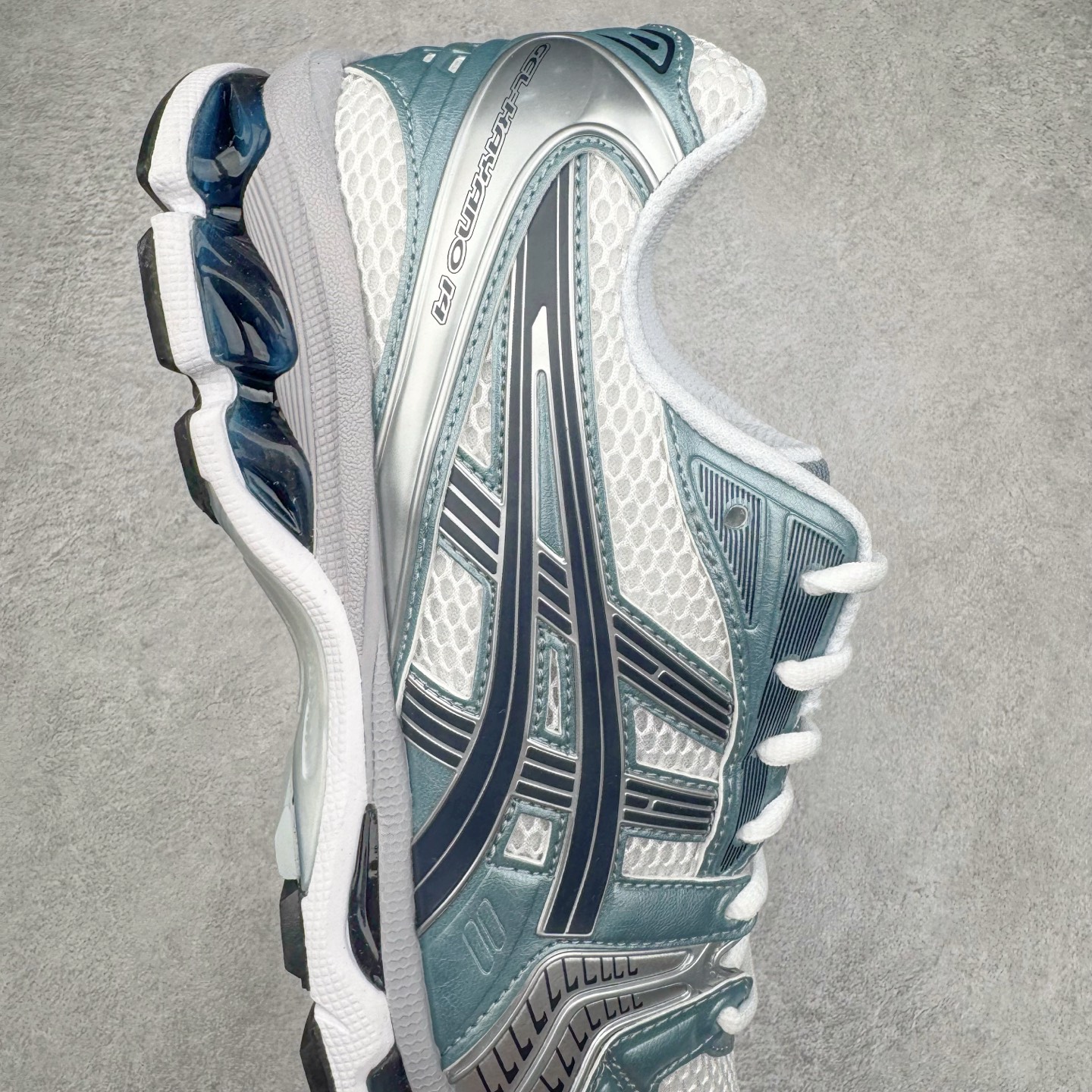 新版ASICS GEL-KAYANO K14 亚瑟士  低筒 减震 户外 运动鞋 跑步鞋  休闲鞋 板鞋 男女同款  白蓝 1203A537-106