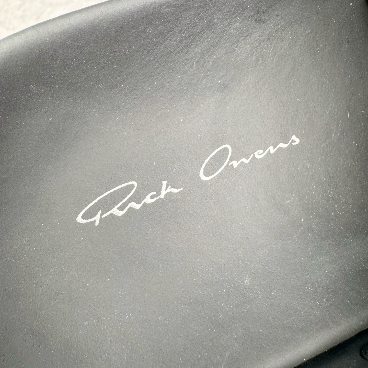 RICK OWENS RO Megalace  厚底 板鞋 休闲鞋 男鞋 女鞋 波鞋  皮質 拖鞋  黑色 RU01E5813LOOW1-09