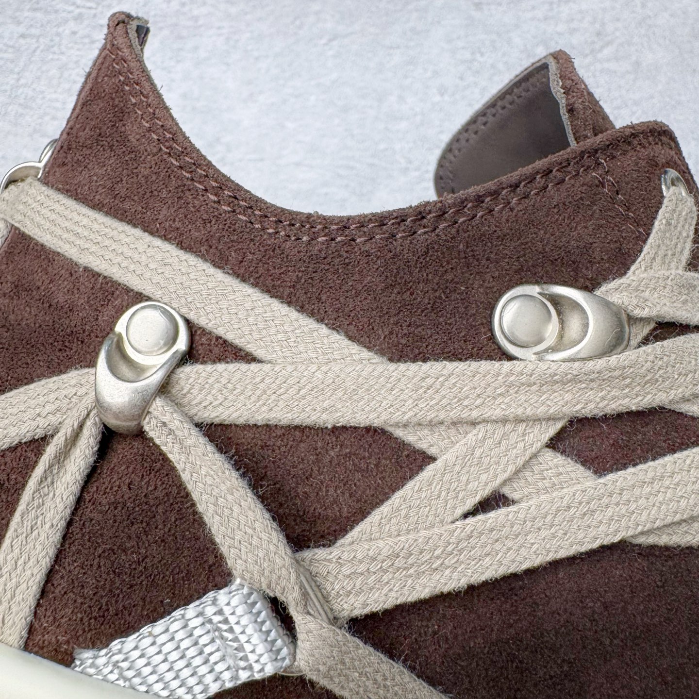 RICK OWENS RO Megalace  厚底 板鞋 休闲鞋 男鞋 女鞋 波鞋  皮質 拖鞋  棕色 RU01E5886LVSW1-141