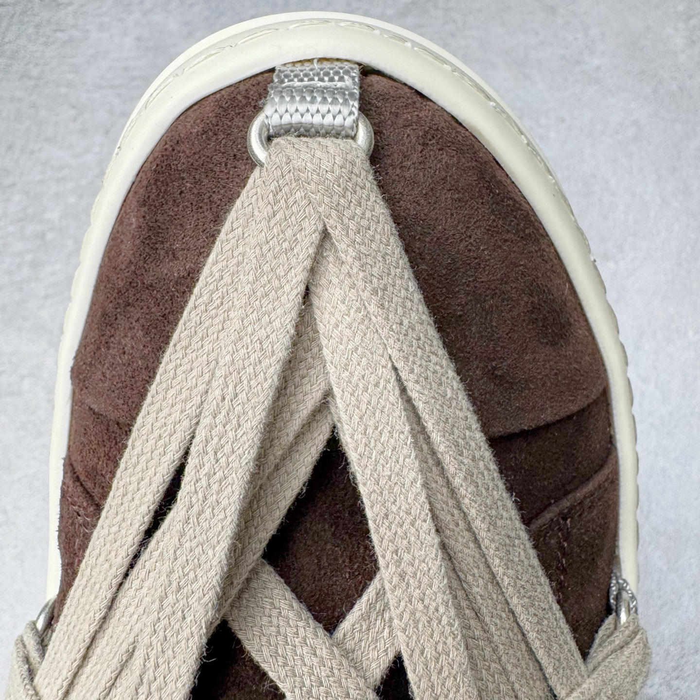 RICK OWENS RO Megalace  厚底 板鞋 休闲鞋 男鞋 女鞋 波鞋  皮質 拖鞋  棕色 RU01E5886LVSW1-141