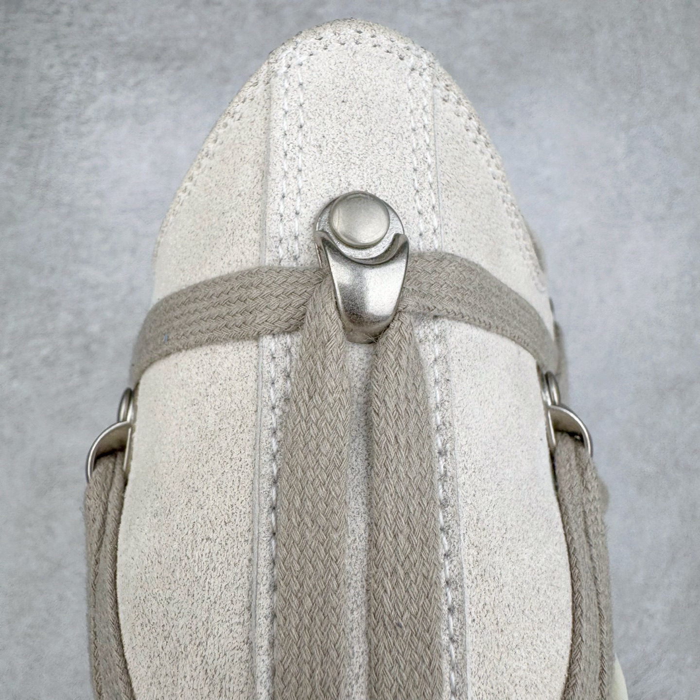 RICK OWENS RO Megalace  厚底 板鞋 休闲鞋 男鞋 女鞋 波鞋  皮質 拖鞋  灰色 RP01E7882LVSW1-411