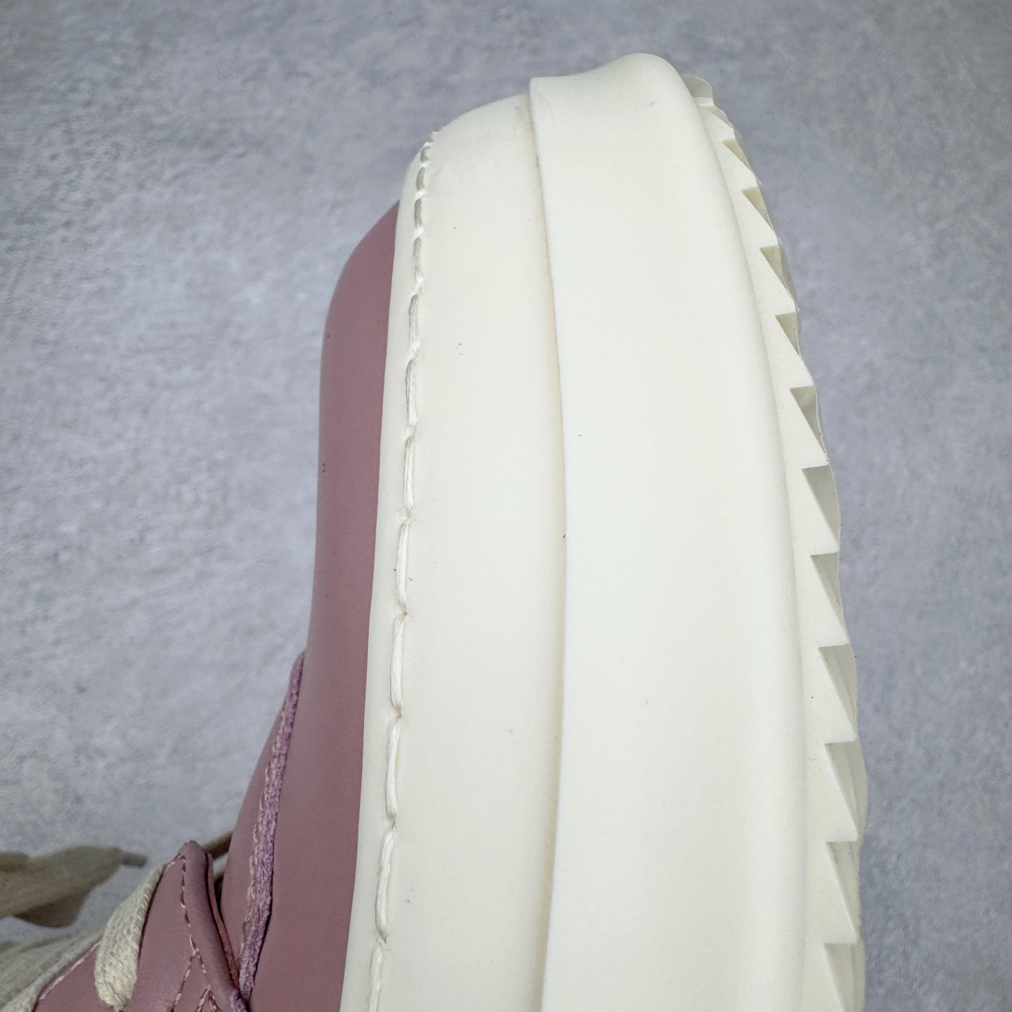 RICK OWENS RO Geobasket 厚底 板鞋 休闲鞋 男鞋 女鞋 波鞋  皮質 拖鞋  皮鞋 粉白 RU01D3894LCO-6311