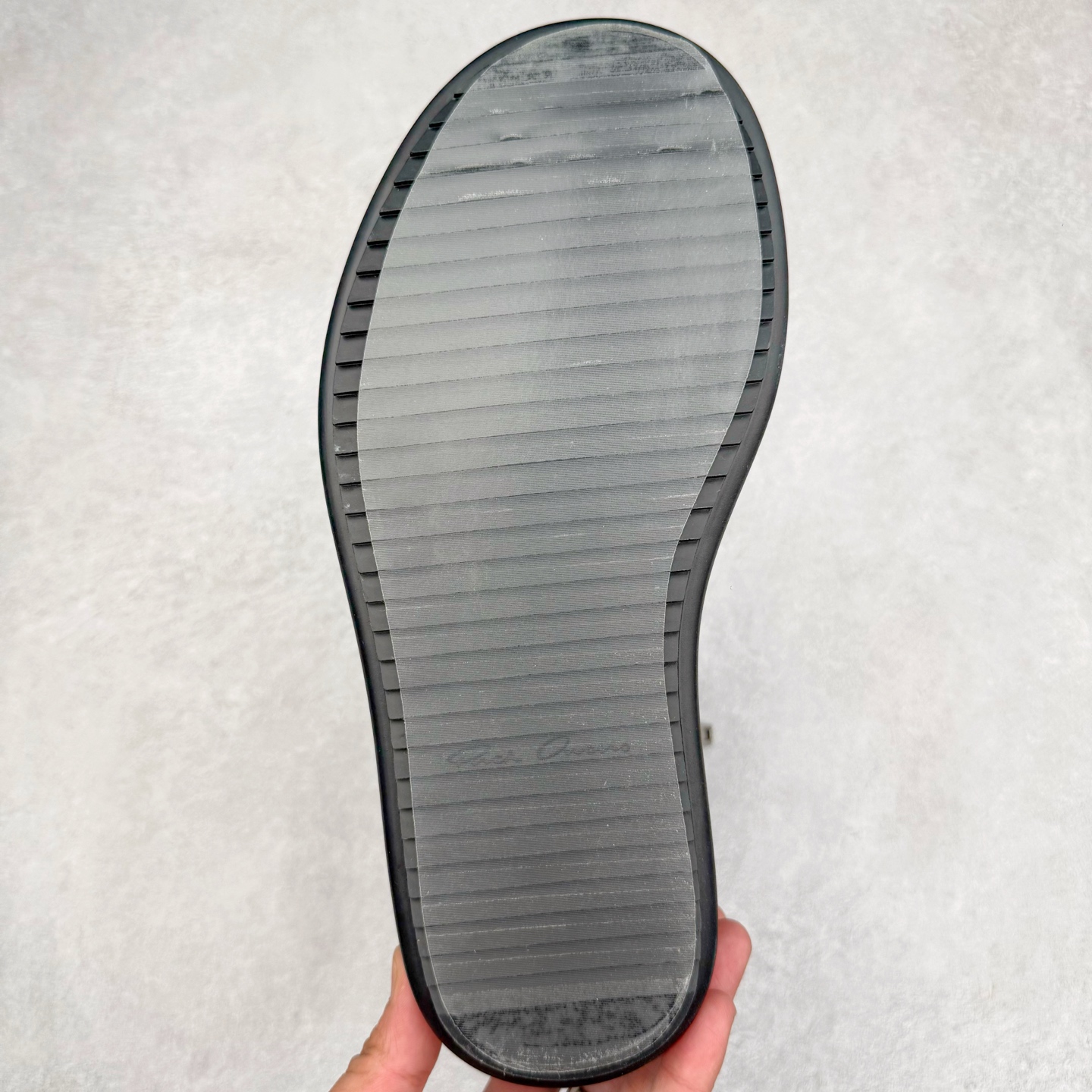 RICK OWENS RO Geobasket  厚底 板鞋 休闲鞋 男鞋 女鞋 波鞋  皮質 拖鞋  皮鞋 黑武士 RU01D3868LOOLCO-999