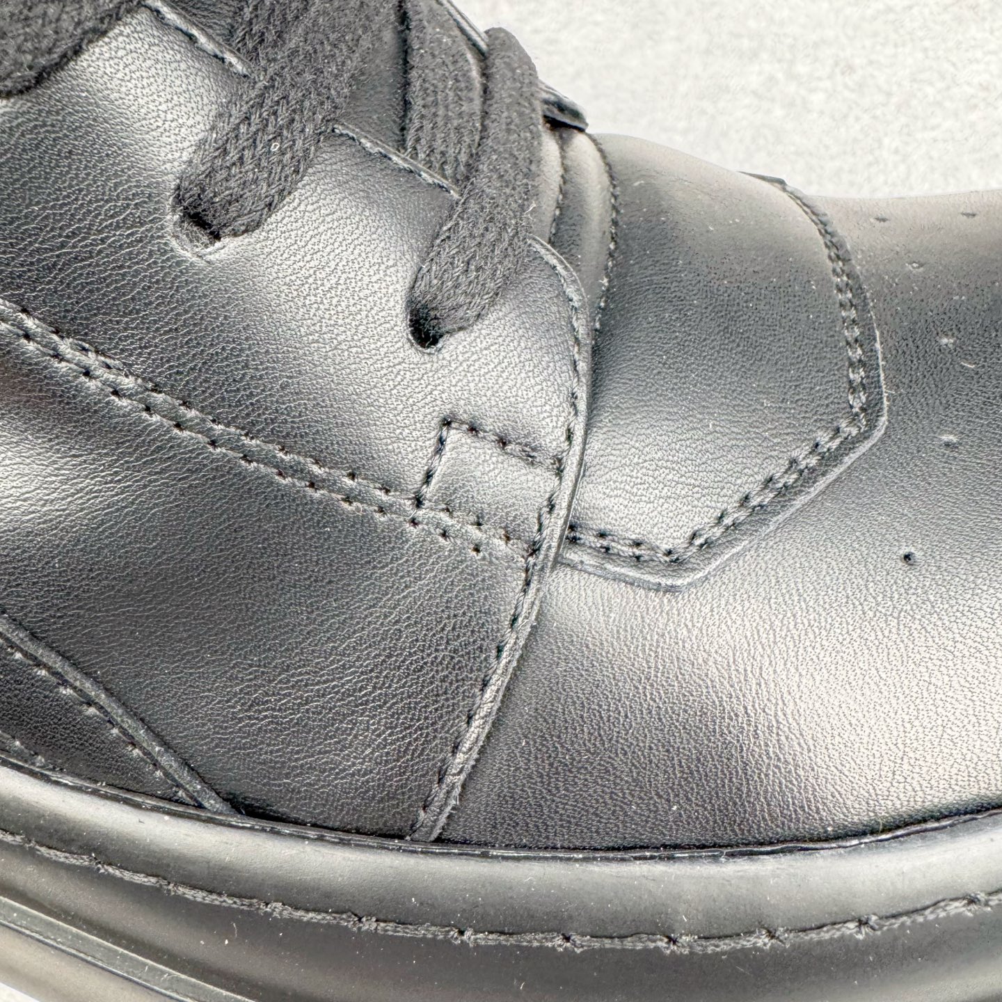 RICK OWENS RO Geobasket  厚底 板鞋 休闲鞋 男鞋 女鞋 波鞋  皮質 拖鞋  皮鞋 黑武士 RU01D3868LOOLCO-999