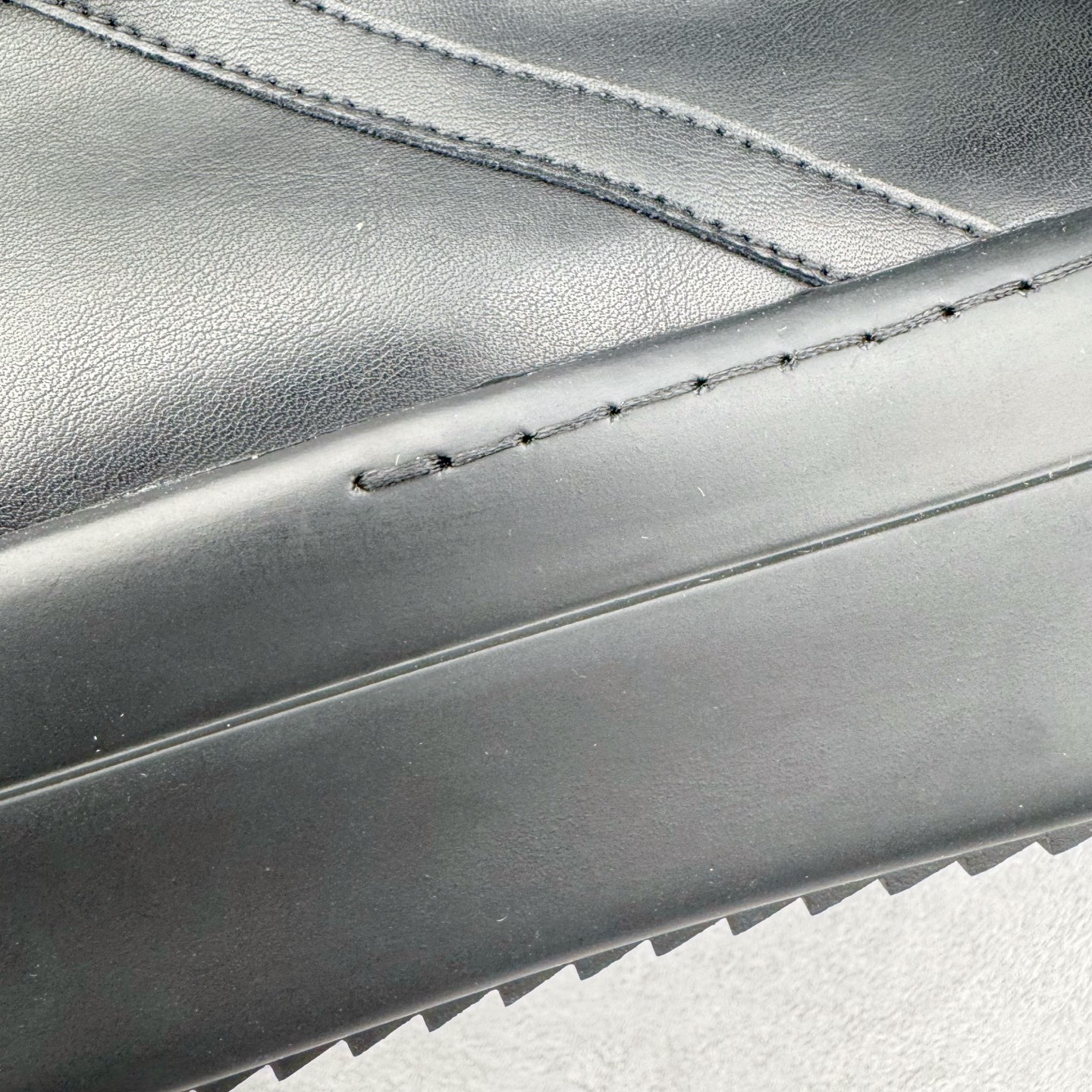 RICK OWENS RO Geobasket  厚底 板鞋 休闲鞋 男鞋 女鞋 波鞋  皮質 拖鞋  皮鞋 黑武士 RU01D3868LOOLCO-999