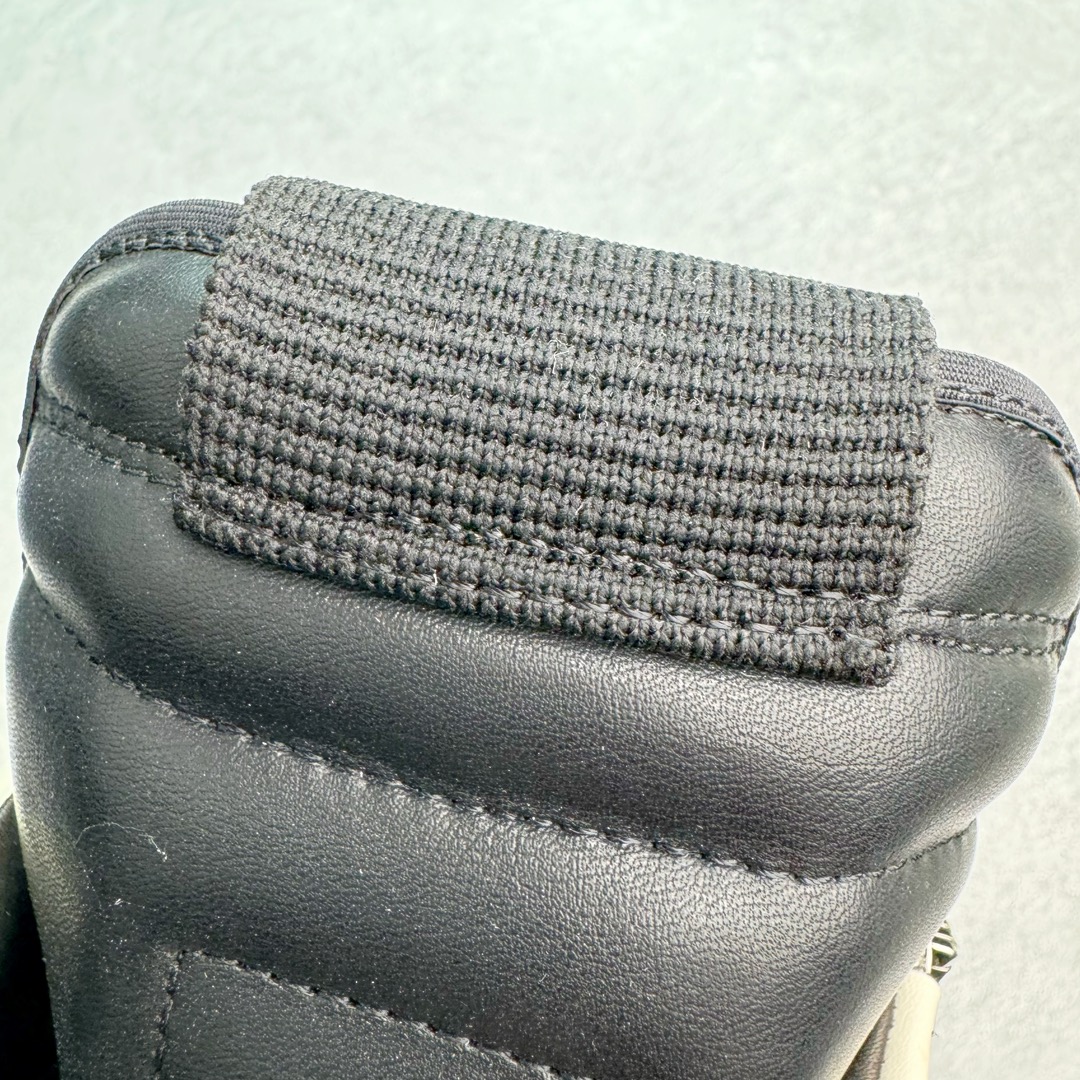 RICK OWENS RO  厚底 板鞋 休闲鞋 男鞋 女鞋 波鞋  皮質 倒三角 七孔黑白 RU01D3868LOOLCO-911