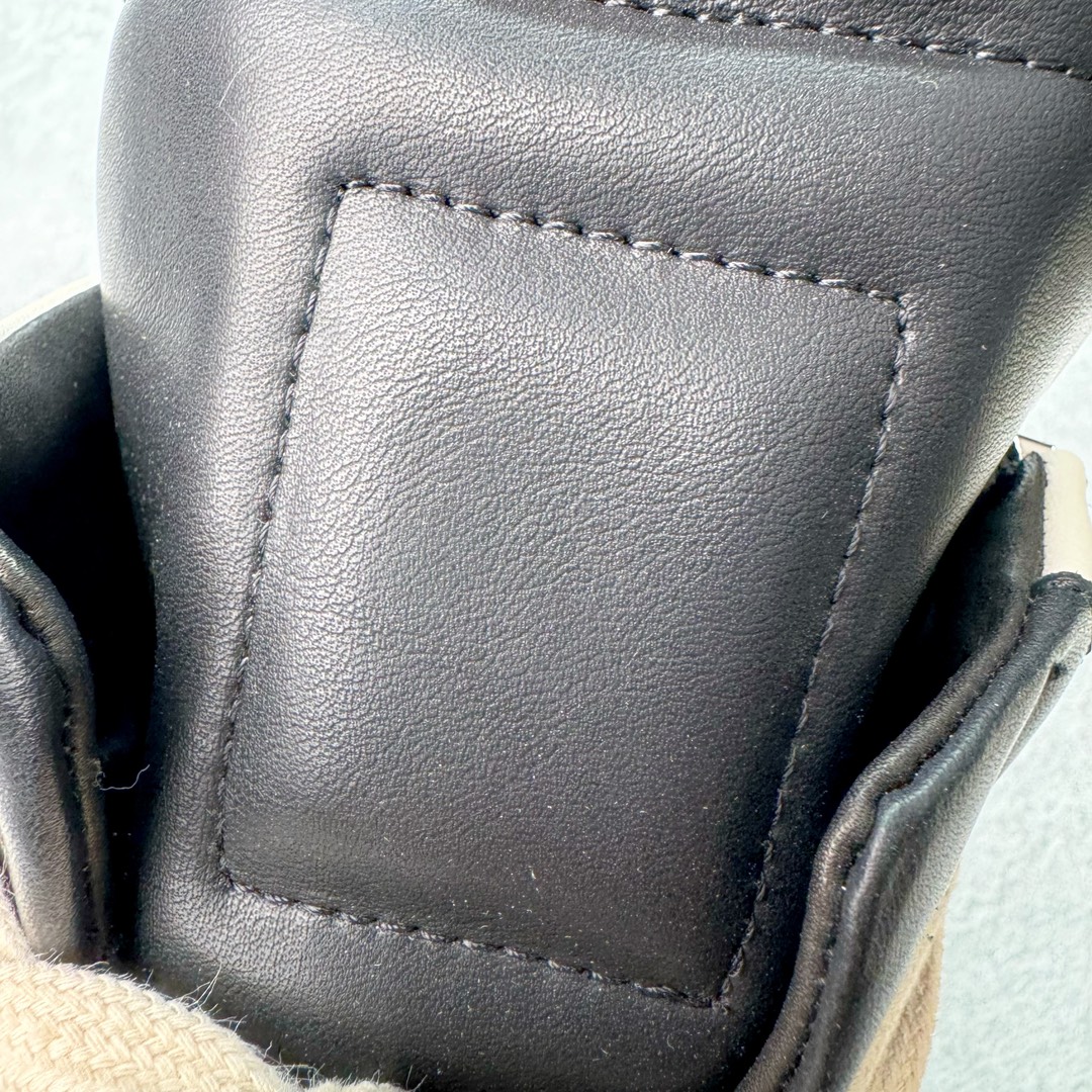 RICK OWENS RO  厚底 板鞋 休闲鞋 男鞋 女鞋 波鞋  皮質 倒三角 七孔黑白 RU01D3868LOOLCO-911