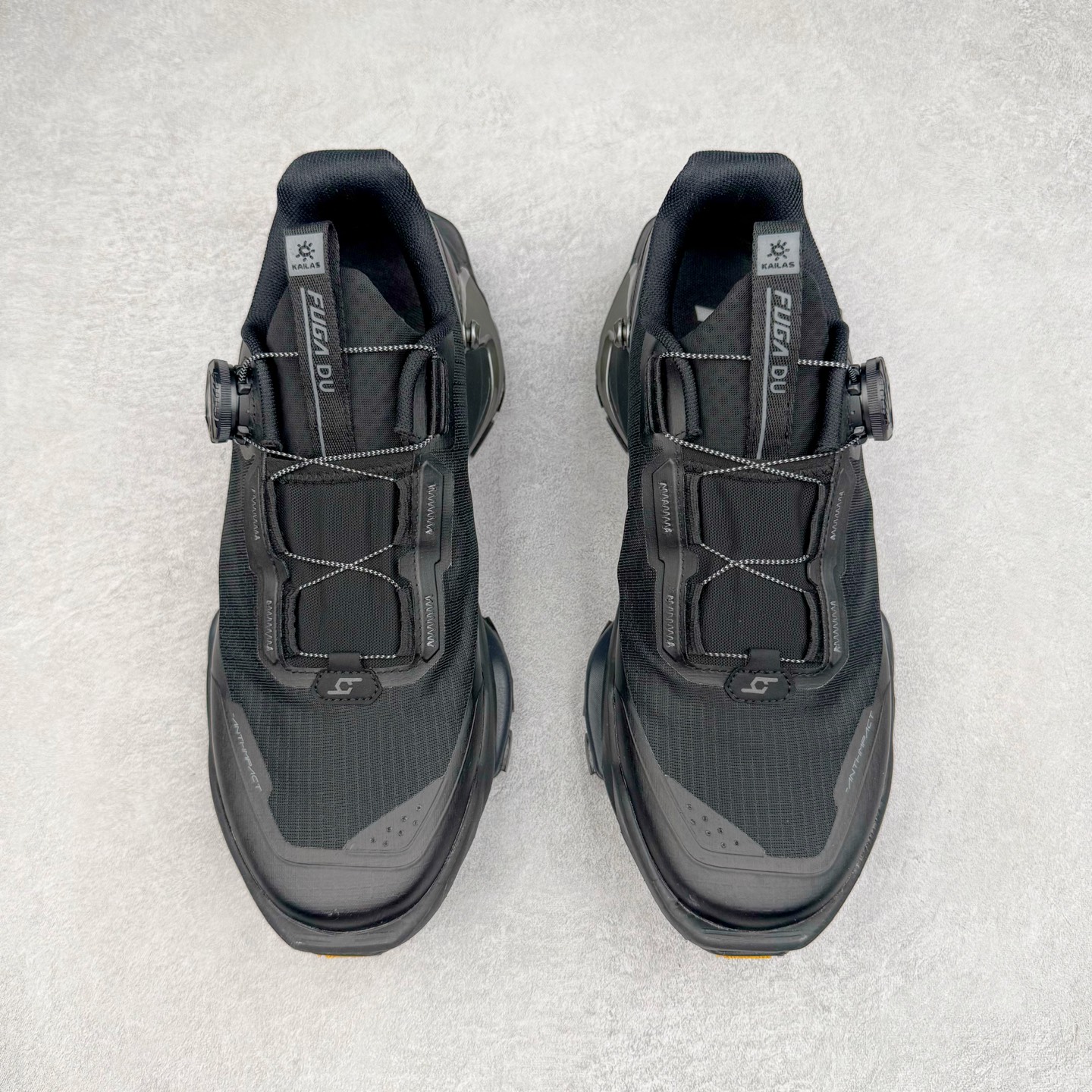 凯乐石 KAILAS FUGA DU BOA 大坡王轻越野徒步 网布TPU减震防滑透气支撑回弹 低帮 超强抓地力登山跑步鞋 男女同款 墨黑 KS2433271