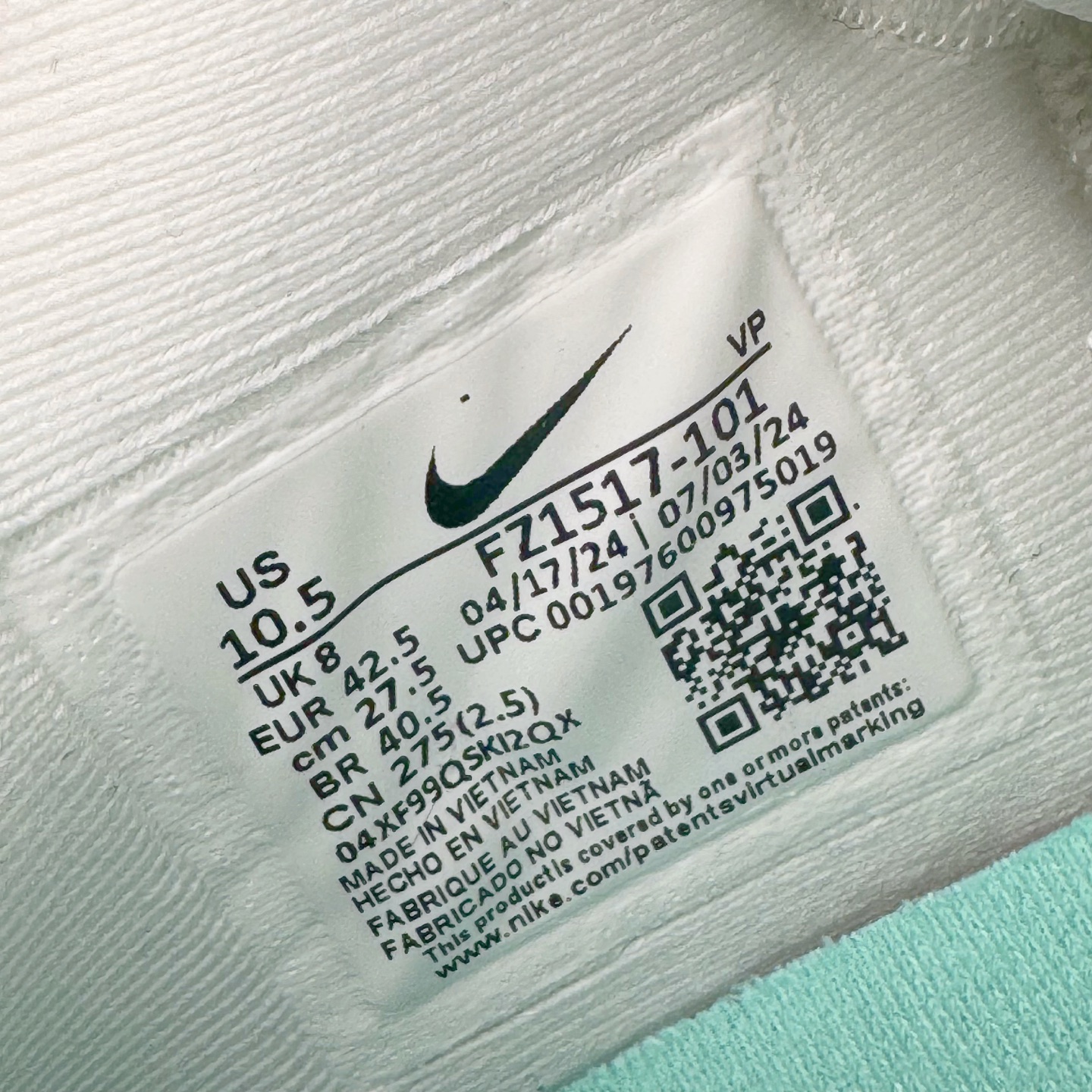 Sabrina 2 Colour Vision 低筒 萨布丽娜二代 前掌扇形zoom  后掌马蹄ZOOM气垫 篮球鞋 波鞋 男鞋  白色FZ1517-101