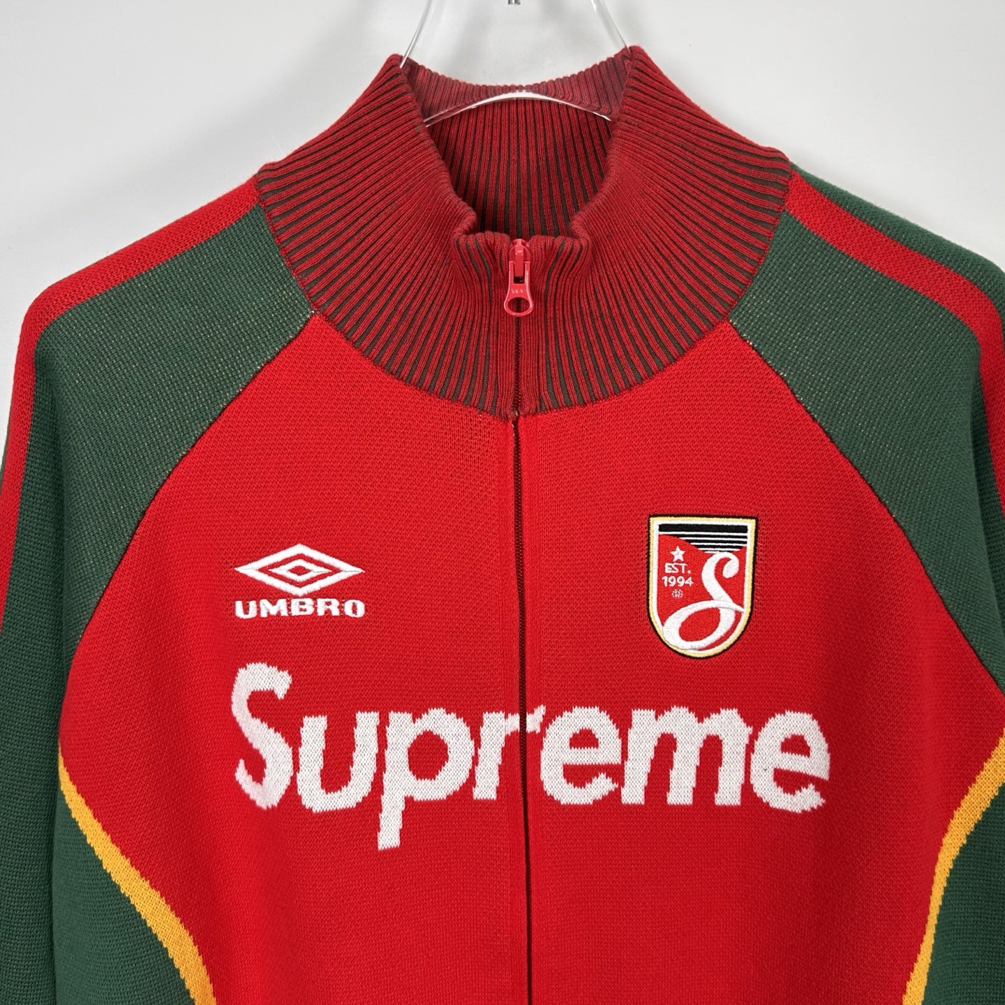 套装 Supreme Umbro 联名款 SS25 胸前刺绣logo 宽松针织毛衣 美式潮流秋衣长袖T恤 短裤 蓝色 黑色 紫色 红色  SUP-SS25-236