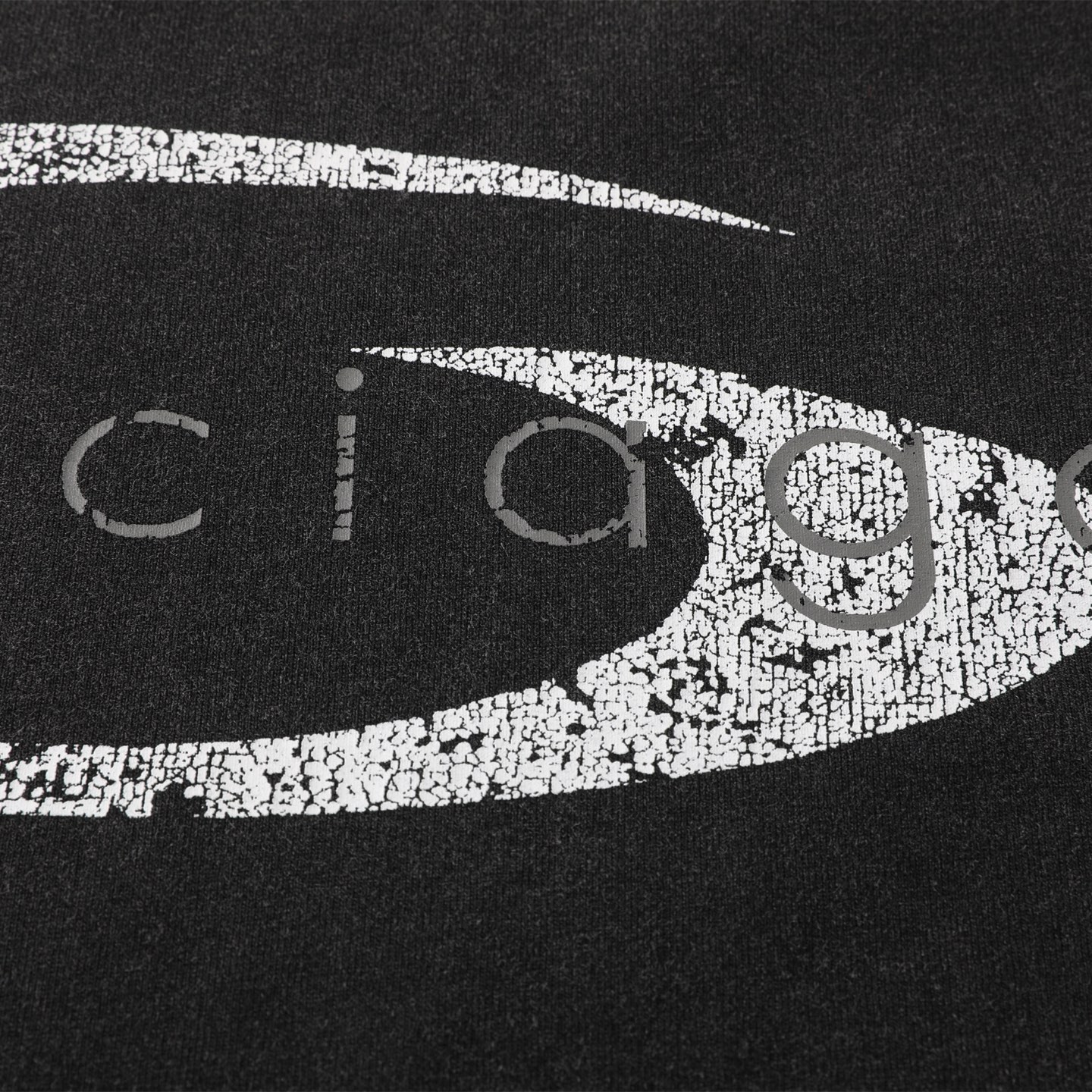 Balenciaga 巴黎世家 圆环logo  印花短袖 T恤 圆领 短款 夏季 黑色A5 