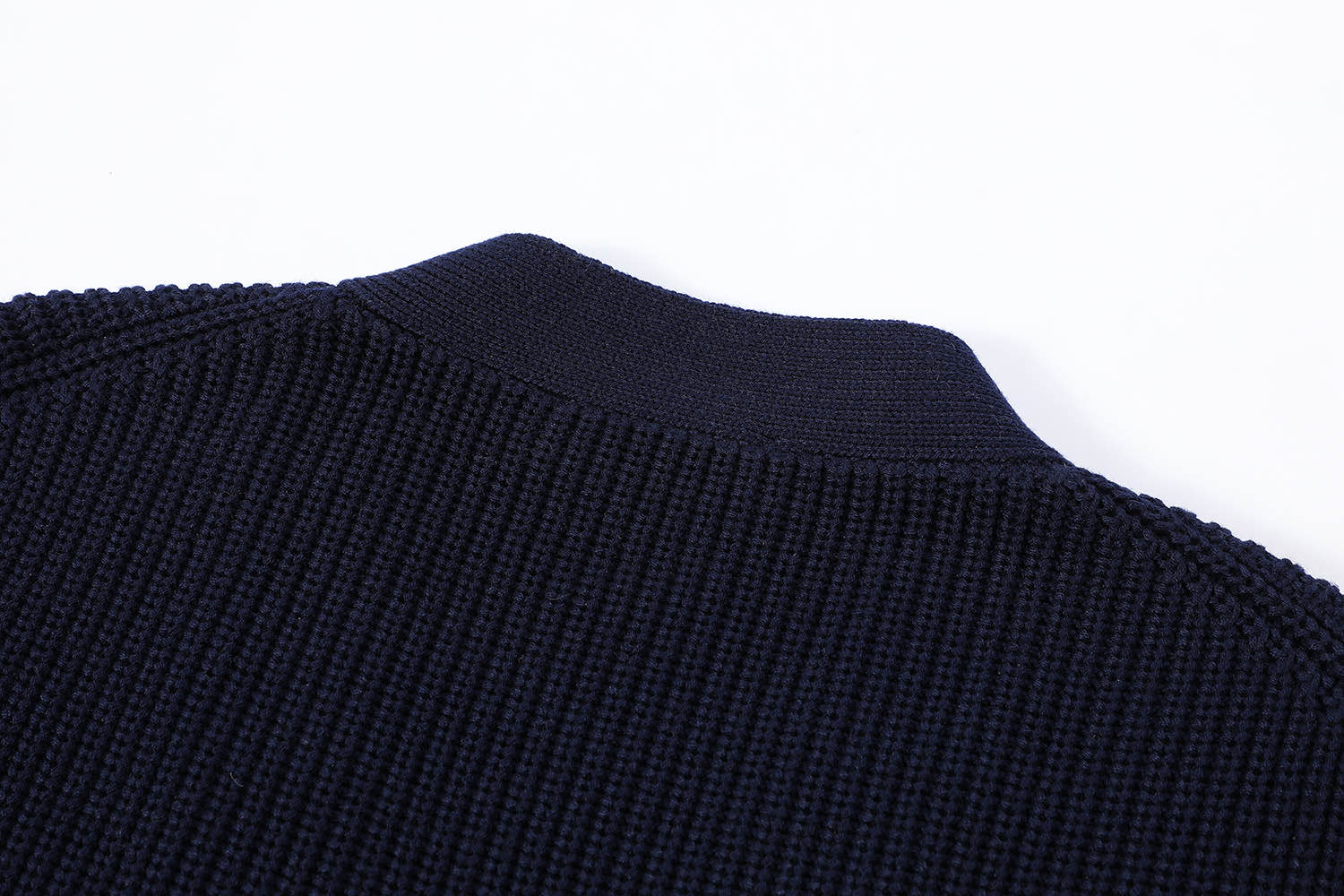 MIU MIU 缪缪 微标撞色羊绒开衫 长袖  外套 蓝色B0 MMF933-1582-F056H-S-OOO