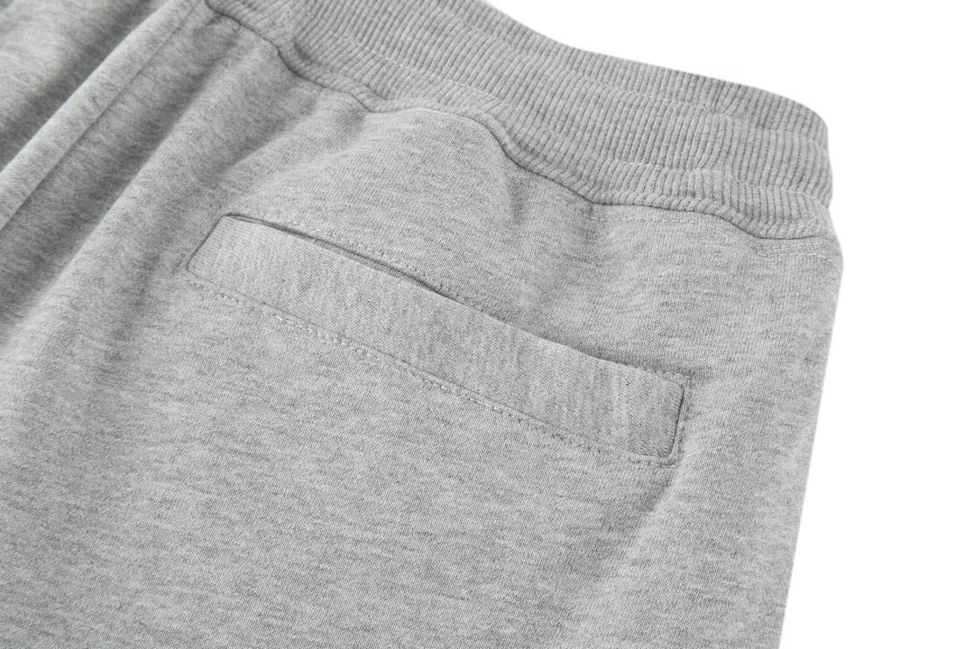 DIOR 迪奥 标识刺绣纯色  长裤 裤子卫裤 灰色B0 513J132A0531-C878