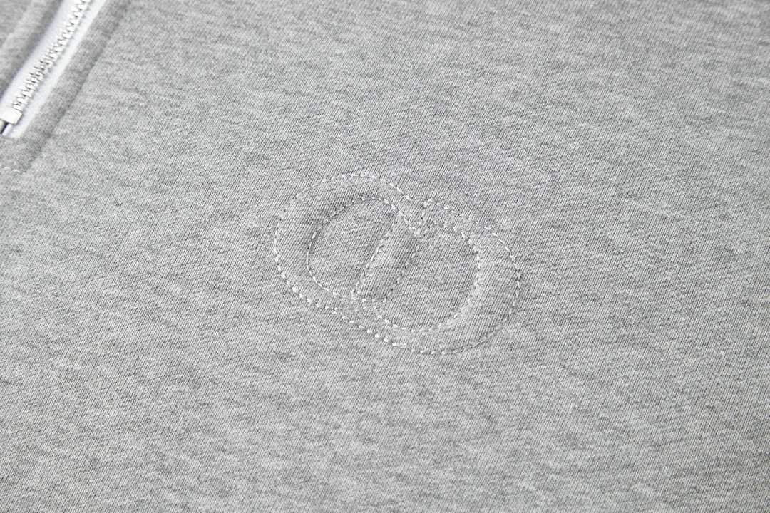 DIOR 迪奥标识刺绣卫衣  秋冬 外套 长袖 灰色B0 513J635A0531-C878