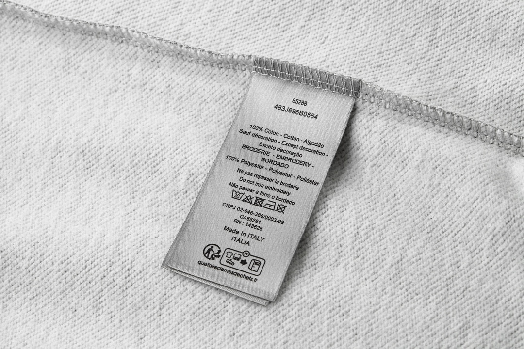 DIOR 迪奥标识刺绣卫衣  秋冬 外套 长袖 灰色B0 513J635A0531-C878