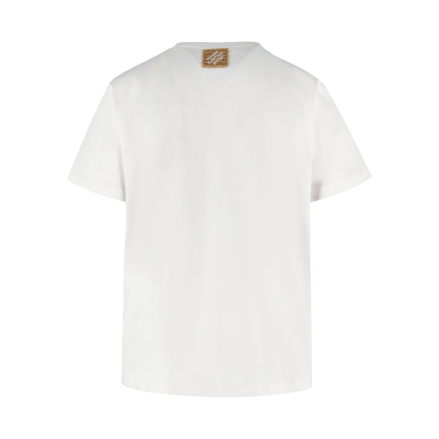 LOUIS VUITTON 路易威登 LV 拉菲草字母 T恤 短袖 白色B2 1AHW89