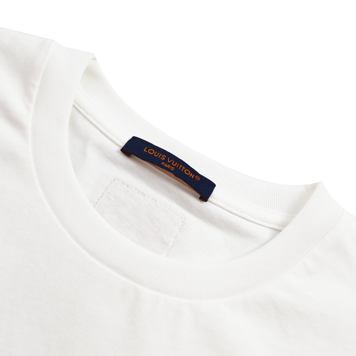 LOUIS VUITTON 路易威登 LV 拉菲草字母 T恤 短袖 白色B2 1AHW89