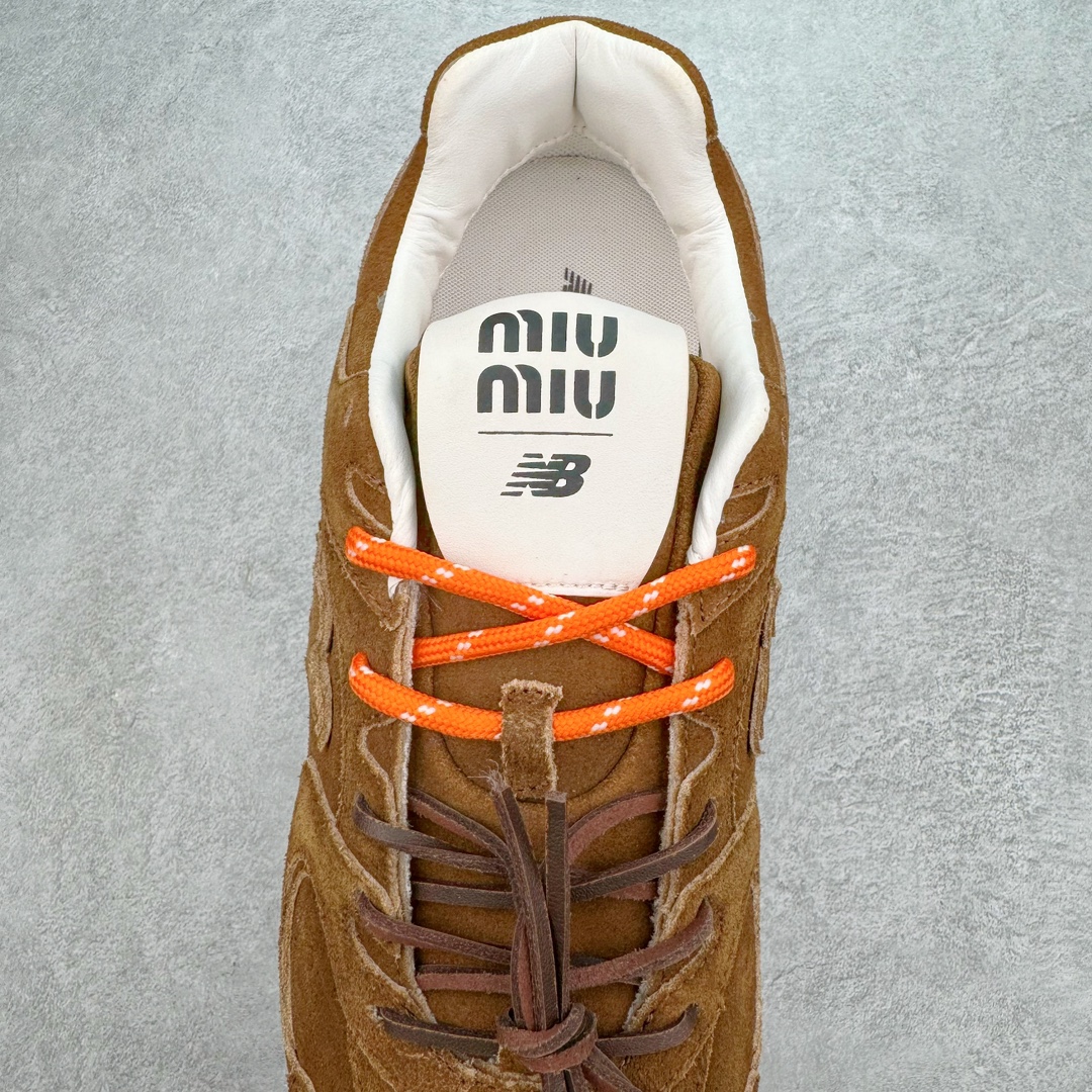 缪缪Miumiu x New Balance NB530 低筒 平底 复古跑鞋 休闲鞋 板鞋 运动鞋  女鞋 波鞋  肉桂色 5E165E_Z5O_F0401_F_D005