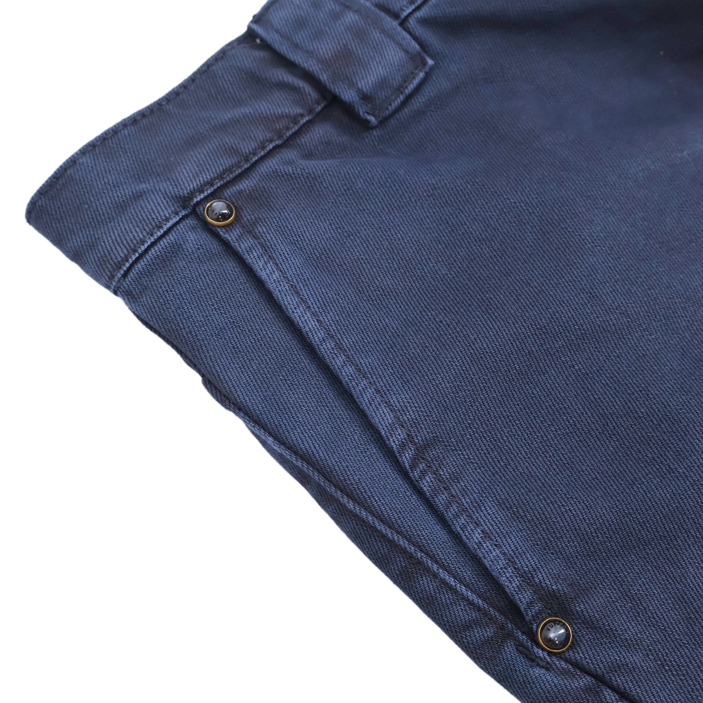 LOUIS VUITTON  路易威登 LV 压花浮雕伐木直筒牛仔裤 裤子 长裤 蓝色  B5 505254