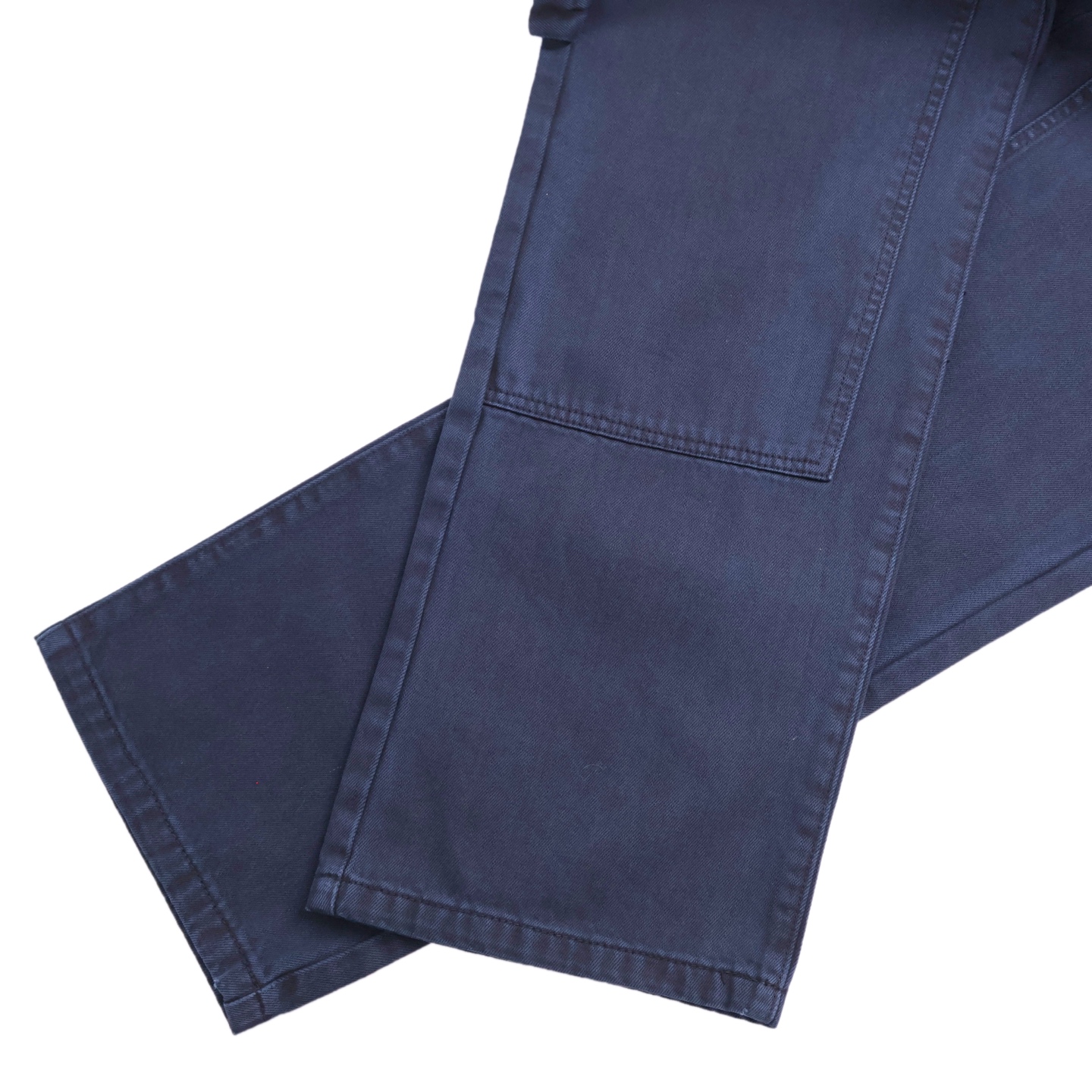 LOUIS VUITTON  路易威登 LV 压花浮雕伐木直筒牛仔裤 裤子 长裤 蓝色  B5 505254