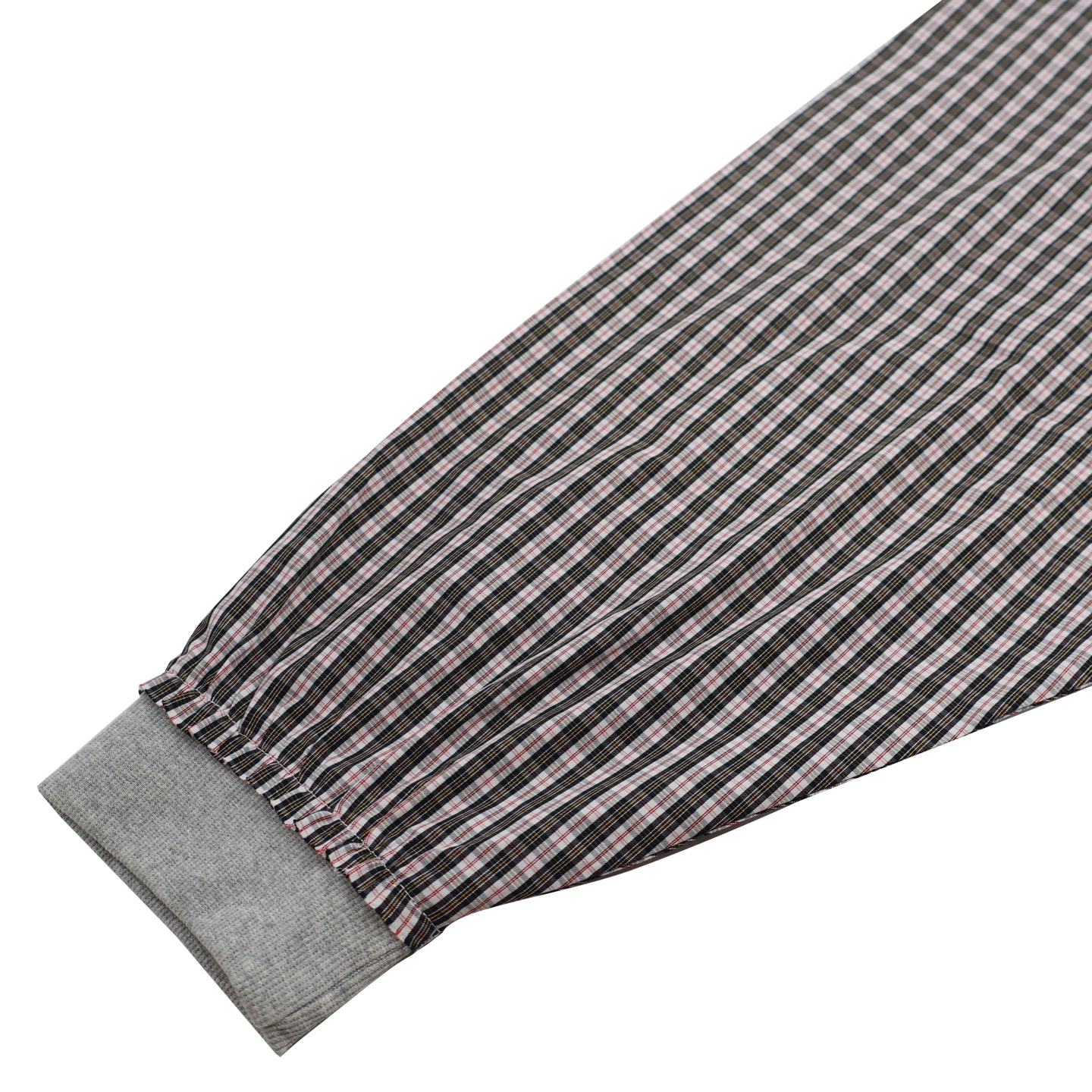 Balenciaga 巴黎世家 格纹拼接  连帽 冲锋衣 外套 夹克凤搂 长袖B5 米色 831570TSM079364