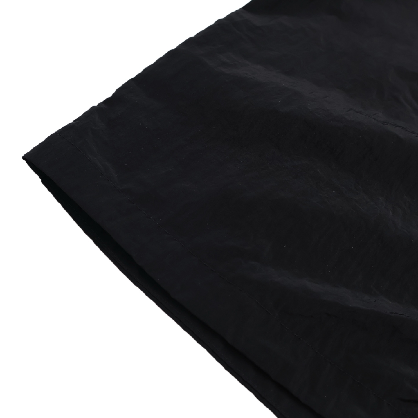 STONEISLAND SS25 Nylon Metal 石头岛 袖标 金属尼龙系列 纯色徽标贴片翻领单口袋拉链长袖夹克外套 男款 黑色B5 K1S151200005S0019V0029