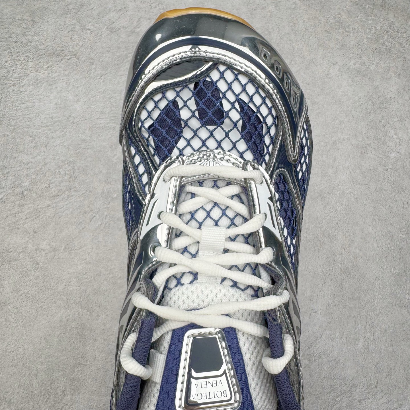 BV Orbit Runner 葆蝶 低筒 时尚舒适 老爹鞋 生活休闲鞋 板鞋 波鞋 深蓝色 741357V2X404152