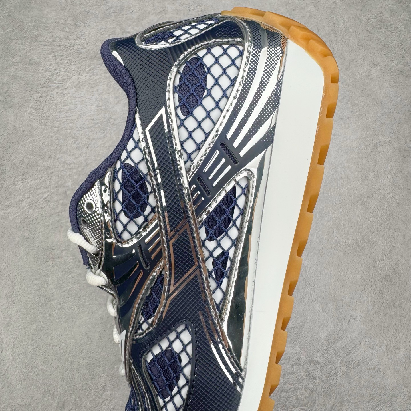 BV Orbit Runner 葆蝶 低筒 时尚舒适 老爹鞋 生活休闲鞋 板鞋 波鞋 深蓝色 741357V2X404152