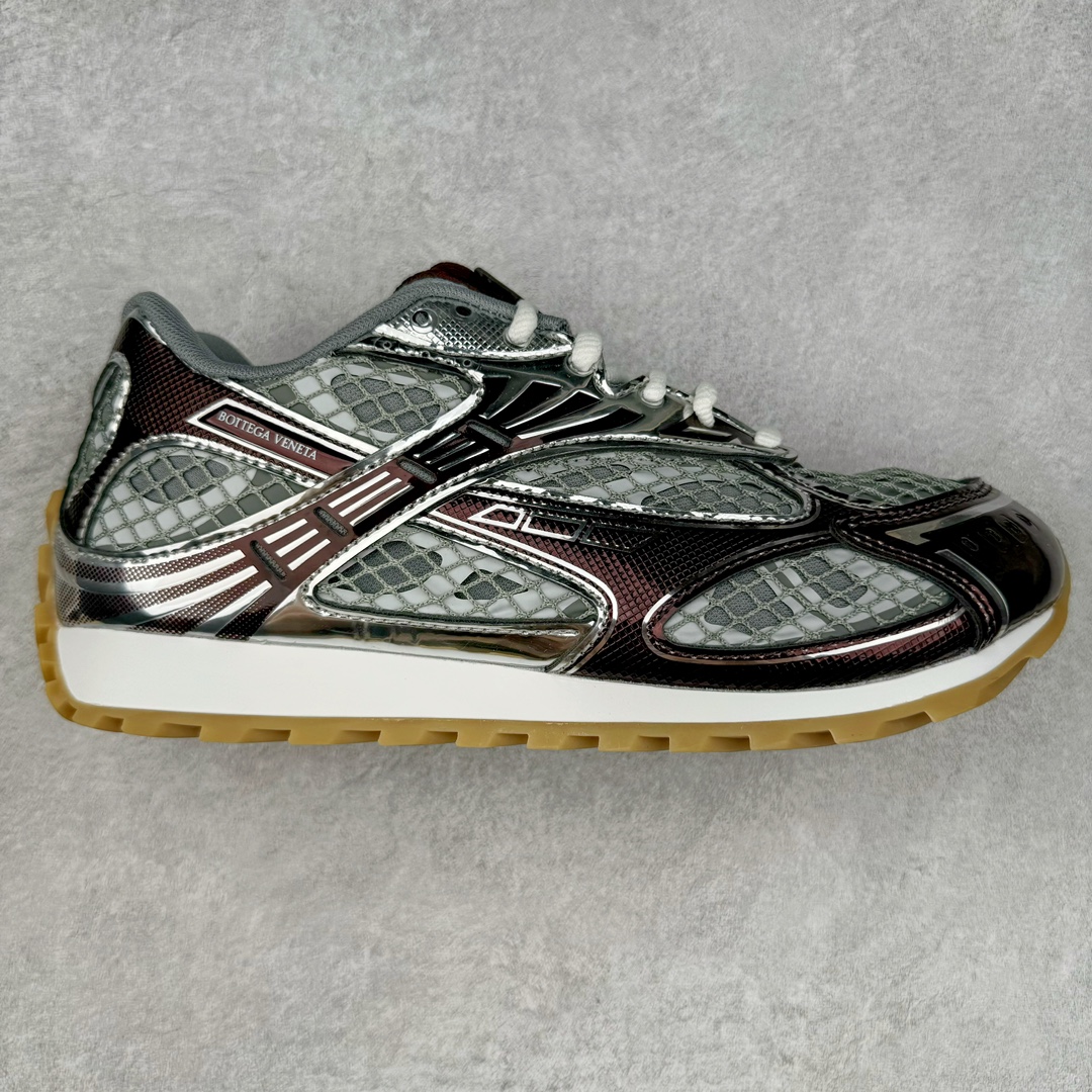 BV Orbit Runner 葆蝶 低筒 时尚舒适 老爹鞋 生活休闲鞋 板鞋 波鞋 灰红色B5 755915V2X402244