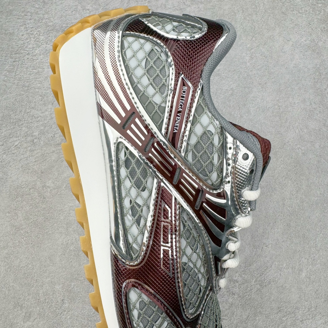 BV Orbit Runner 葆蝶 低筒 时尚舒适 老爹鞋 生活休闲鞋 板鞋 波鞋 灰红色B5 755915V2X402244