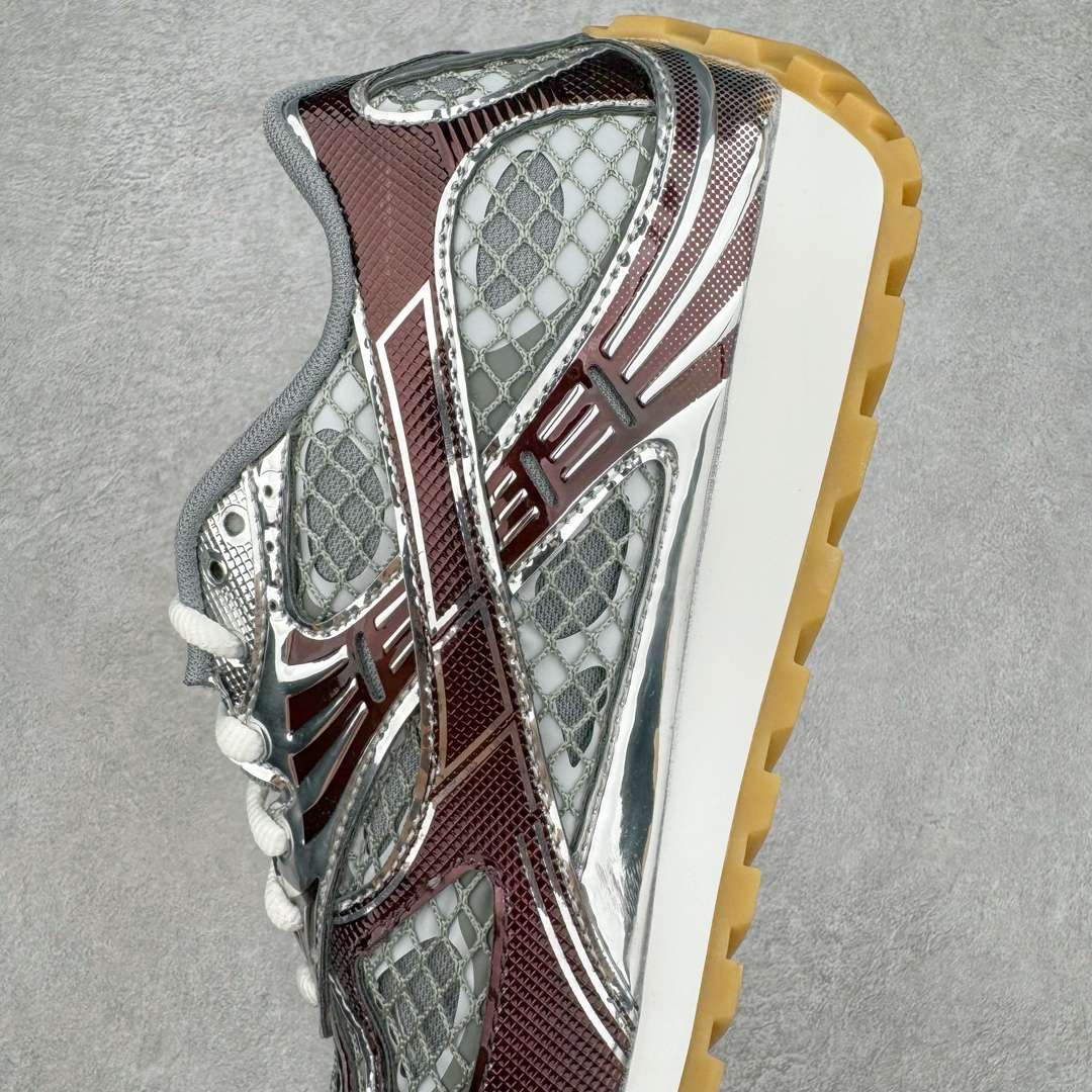 BV Orbit Runner 葆蝶 低筒 时尚舒适 老爹鞋 生活休闲鞋 板鞋 波鞋 灰红色B5 755915V2X402244