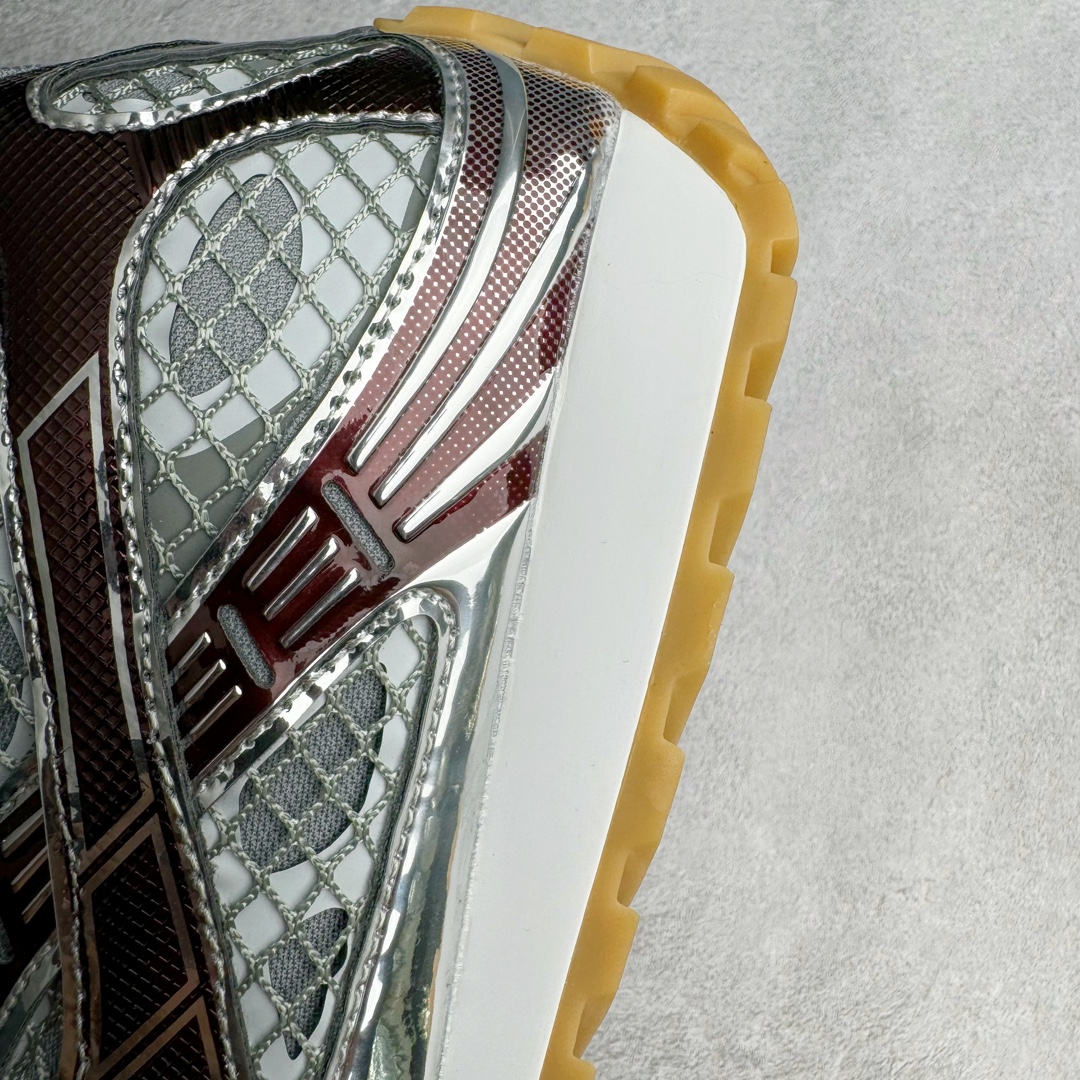 BV Orbit Runner 葆蝶 低筒 时尚舒适 老爹鞋 生活休闲鞋 板鞋 波鞋 灰红色B5 755915V2X402244