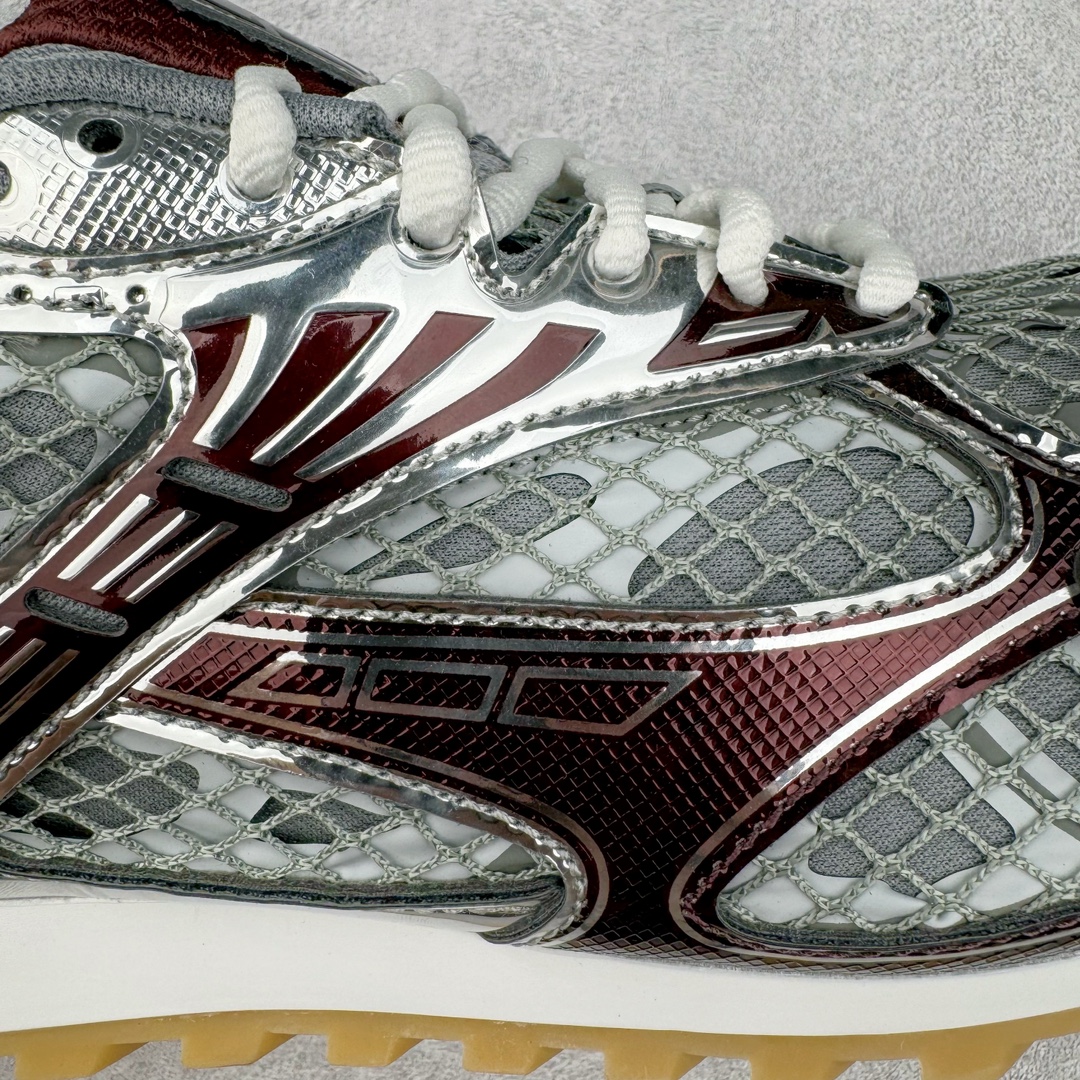 BV Orbit Runner 葆蝶 低筒 时尚舒适 老爹鞋 生活休闲鞋 板鞋 波鞋 灰红色B5 755915V2X402244