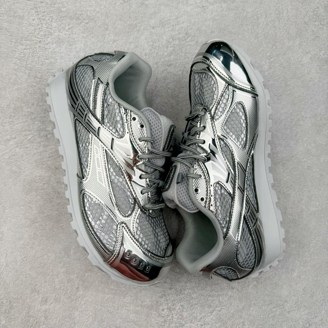 BV Orbit Runner 葆蝶 低筒 时尚舒适 老爹鞋 生活休闲鞋 板鞋 波鞋 银色B5 755915V4V511414