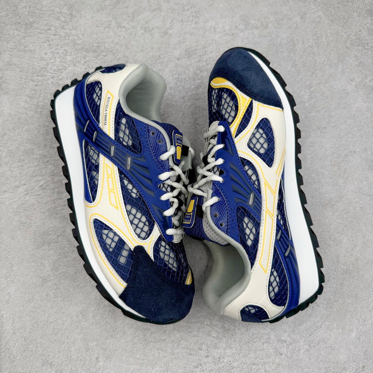 BV Orbit Runner 葆蝶 低筒 时尚舒适 老爹鞋 生活休闲鞋 板鞋 波鞋 蓝色B5 816635V55B04058