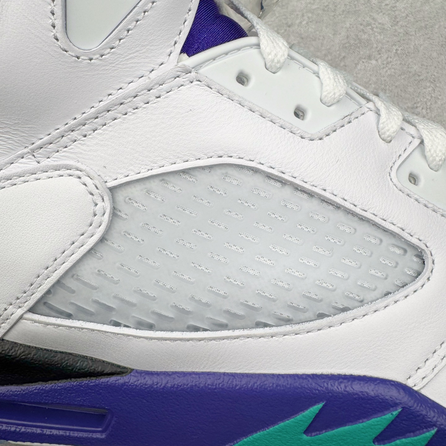 Air Jordan 5  Grape AJ5  高筒 男鞋 休闲鞋 板鞋 复古篮球鞋 波鞋 白紫葡萄 HQ7978-100