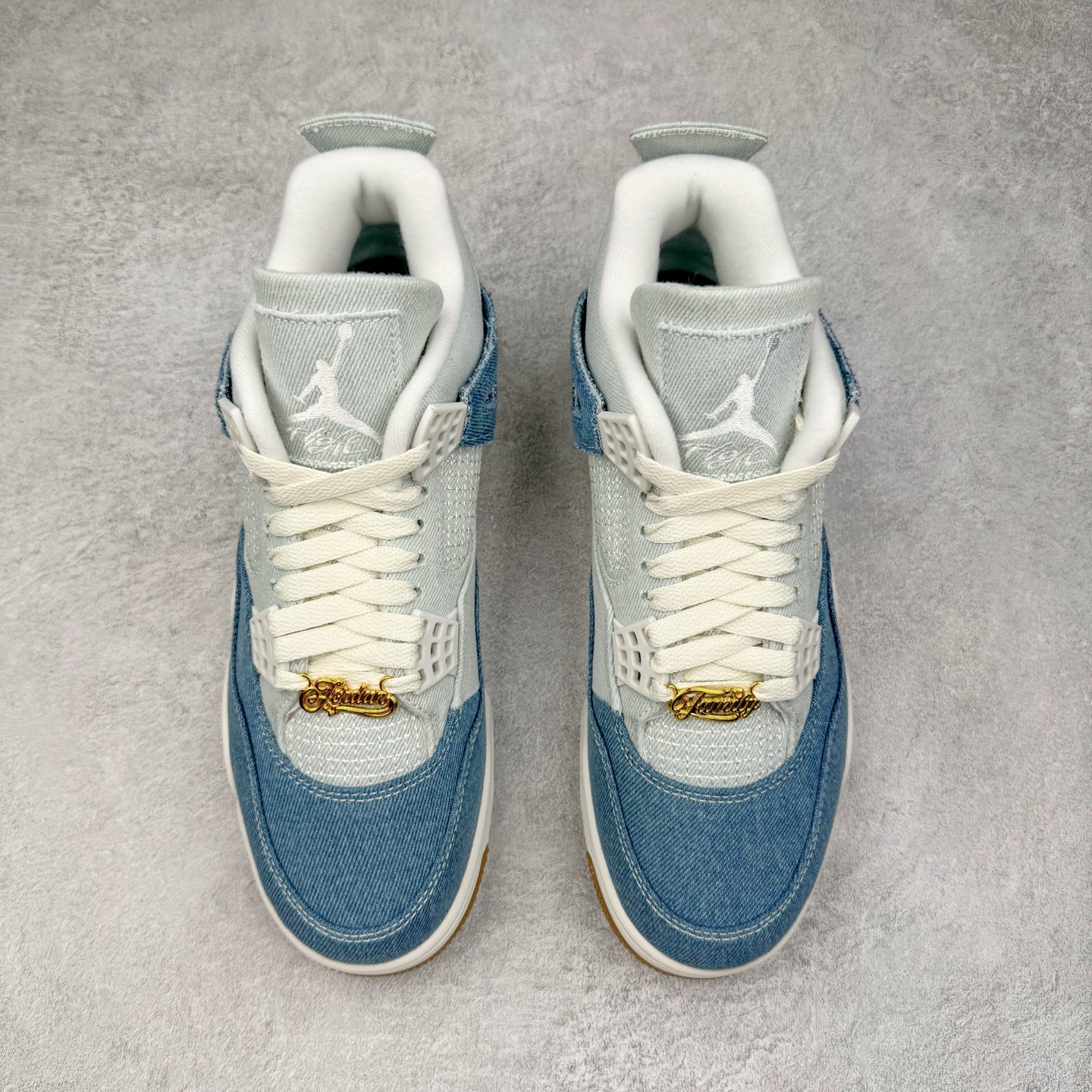 Air Jordan AJ4 低筒 男鞋 女鞋 耐磨透气 籃球鞋 板鞋 波鞋B5  灰蓝牛仔 IB6716-100