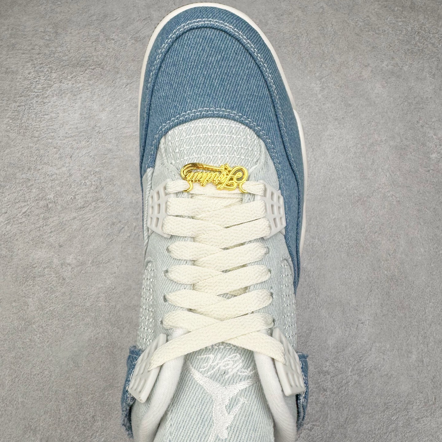  Air Jordan AJ4 低筒 男鞋 女鞋 耐磨透气 籃球鞋 板鞋 波鞋B5  灰蓝牛仔 IB6716-100