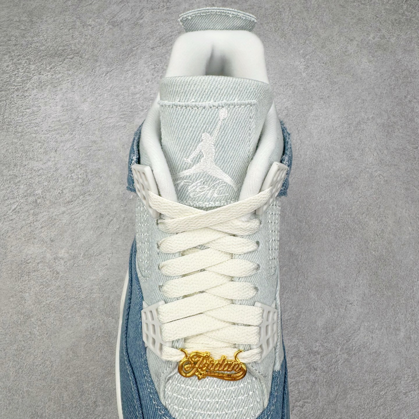  Air Jordan AJ4 低筒 男鞋 女鞋 耐磨透气 籃球鞋 板鞋 波鞋B5  灰蓝牛仔 IB6716-100