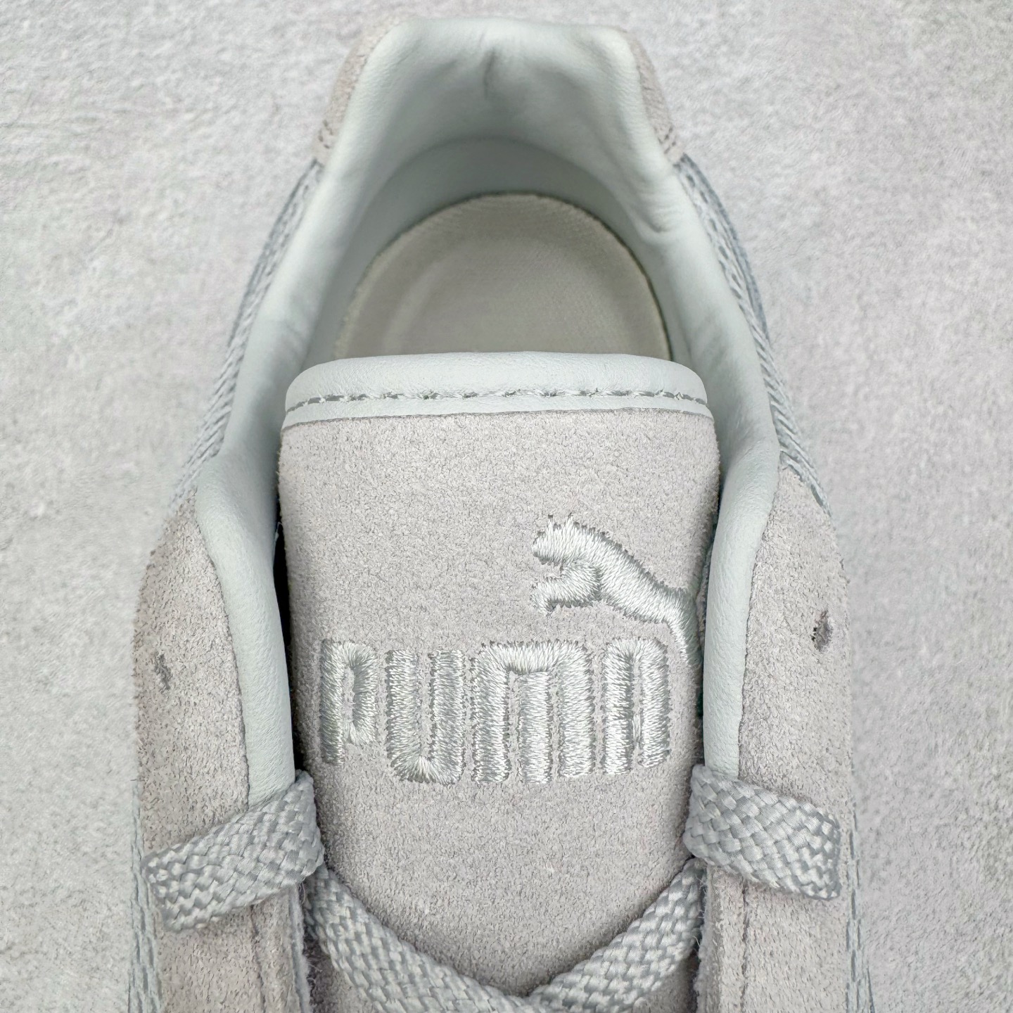 PUMA Speedcat  圆头系带 二层绒面皮防滑耐磨 低筒 舒适时尚 赛车 跑步鞋 休闲鞋 波鞋 灰色 403902-02