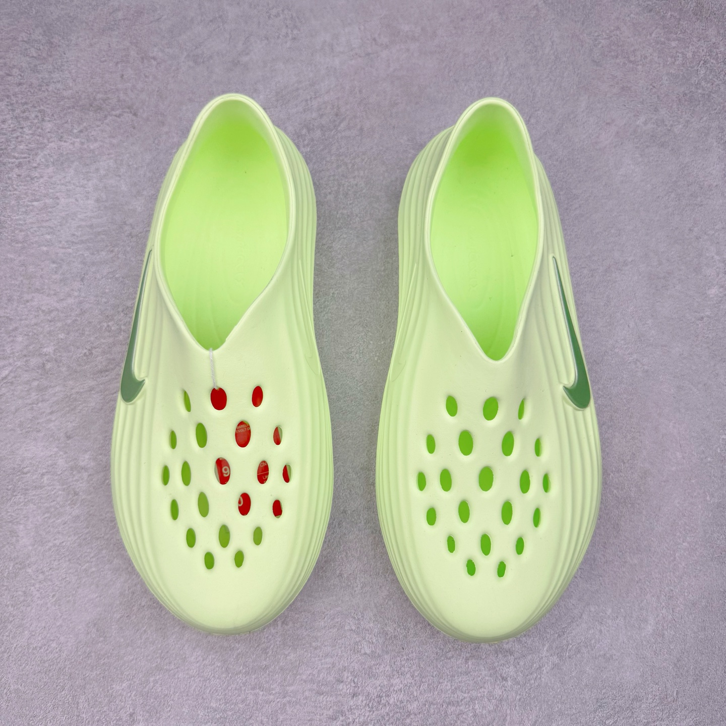 正确复合底 Nike Reactx Rejuven8 洞洞鞋 简约舒适  室外拖鞋 男女同款 绿色 HV5062-700