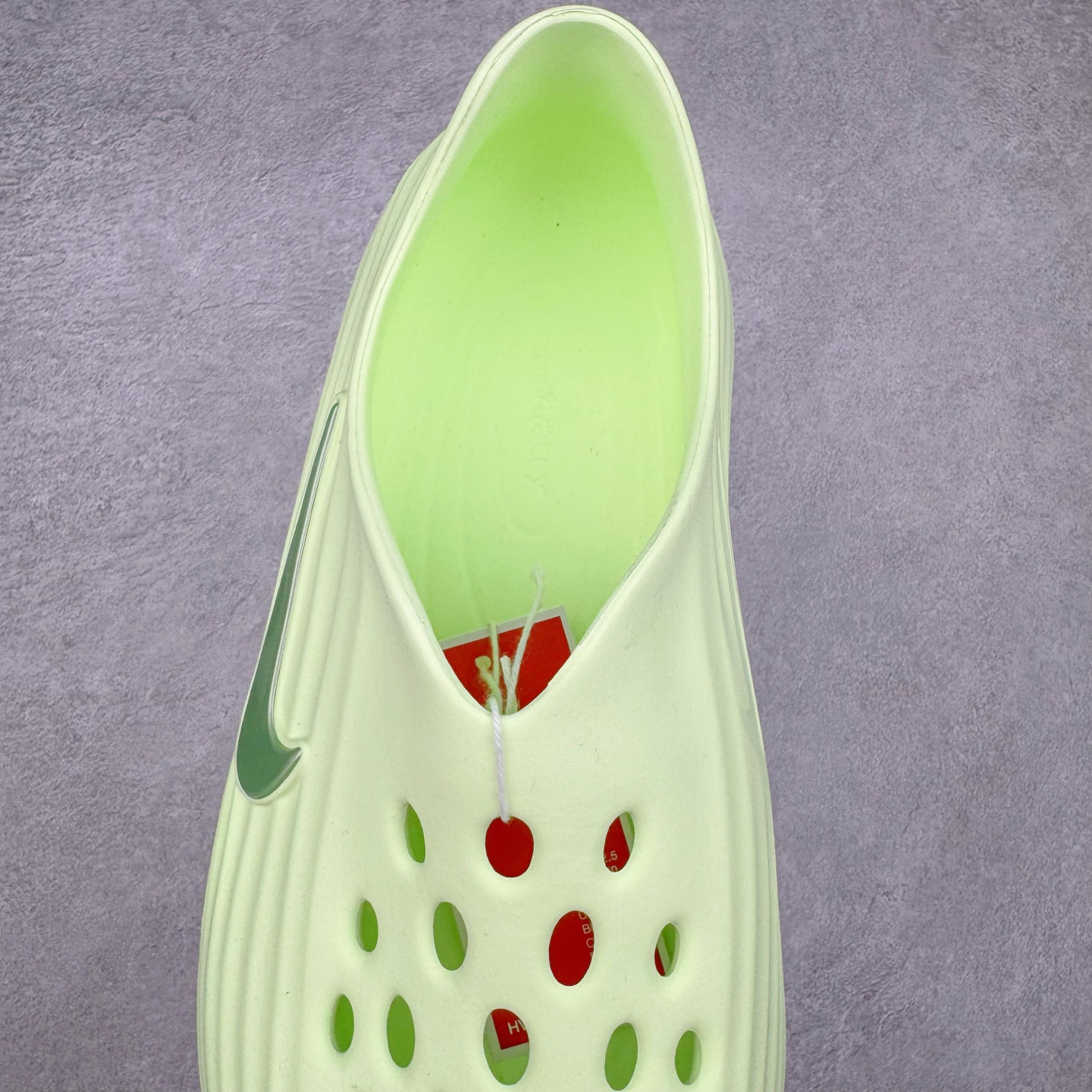 正确复合底 Nike Reactx Rejuven8 洞洞鞋 简约舒适  室外拖鞋 男女同款 绿色 HV5062-700