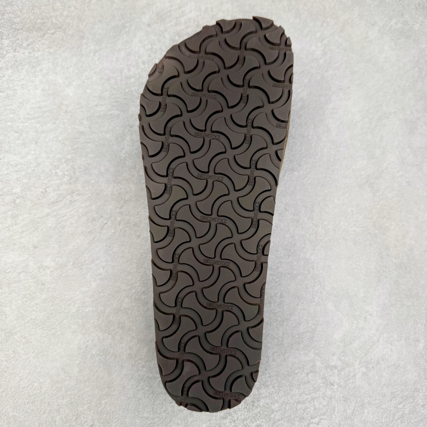  Birkenstock Naples 勃肯 绒面 舒适圆头百搭增高厚底 包头拖鞋 男女同款 灰褐色 1025017