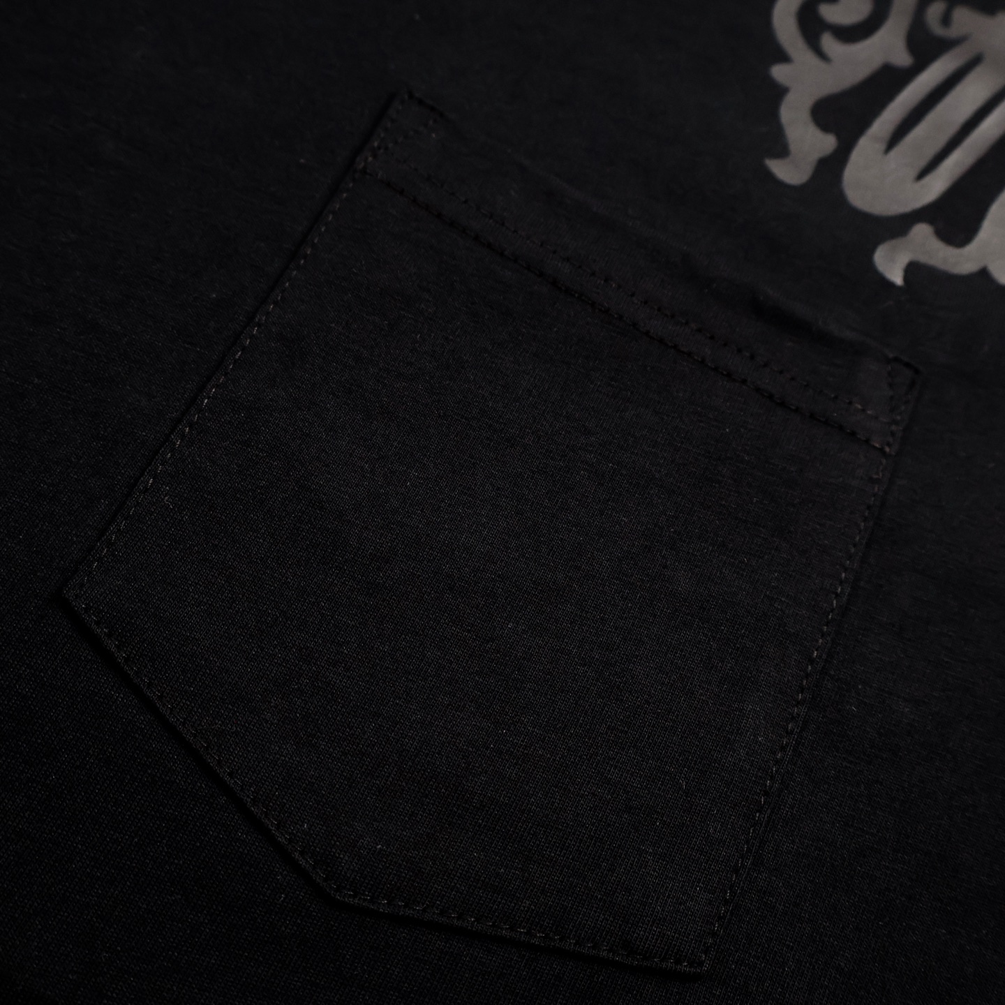 Chrome Hearts 克罗心 大宝剑   字母 印花 短袖 T恤 黑色 黑红A2