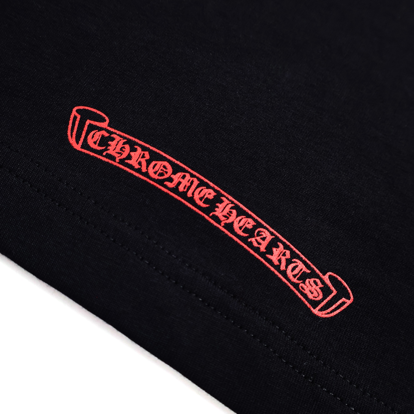 Chrome Hearts 克罗心 动漫印花 字母 印花 短袖 T恤 黑色 黑红A2
