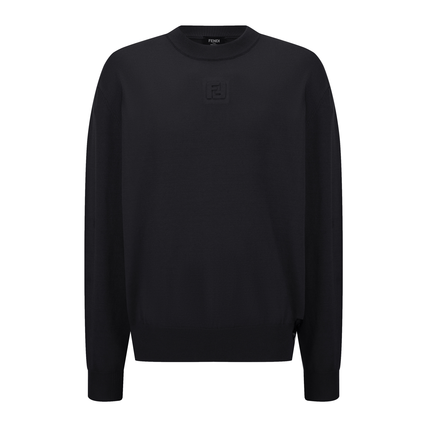 FENDI 芬迪 双F打底针织毛衣 外套 长袖 保暖 灰色 绿色 黑色 FZX091ATMVF0UU0